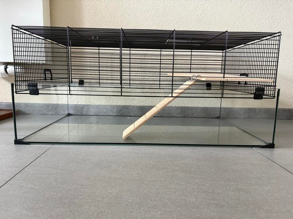 (Dwerghamster) Hamster kooi, Kooi, Minder dan 75 cm, Zo goed als nieuw, Hamster