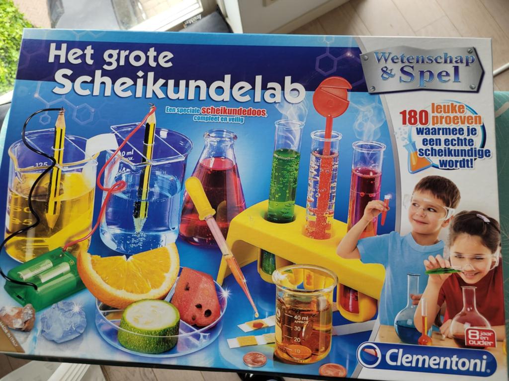 Clementoni Het Grote Scheikundelab - Nieuw & Ongebruikt, Kinderen en Baby's, Speelgoed | Educatief en Creatief, Ophalen of Verzenden