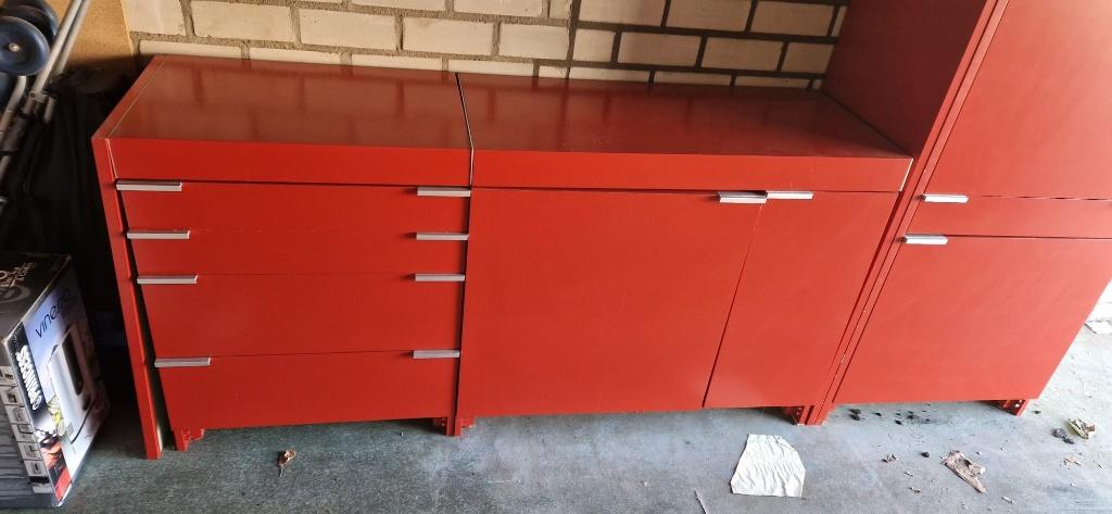 Pastoe dressoir, Ophalen, Gebruikt, Met deur(en), 200 cm of meer