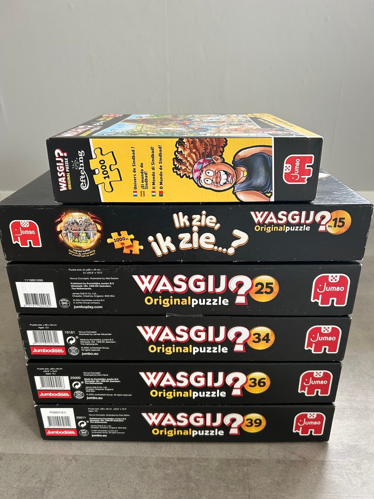 Wasgij puzzels, Ophalen of Verzenden, 500 t/m 1500 stukjes, Zo goed als nieuw