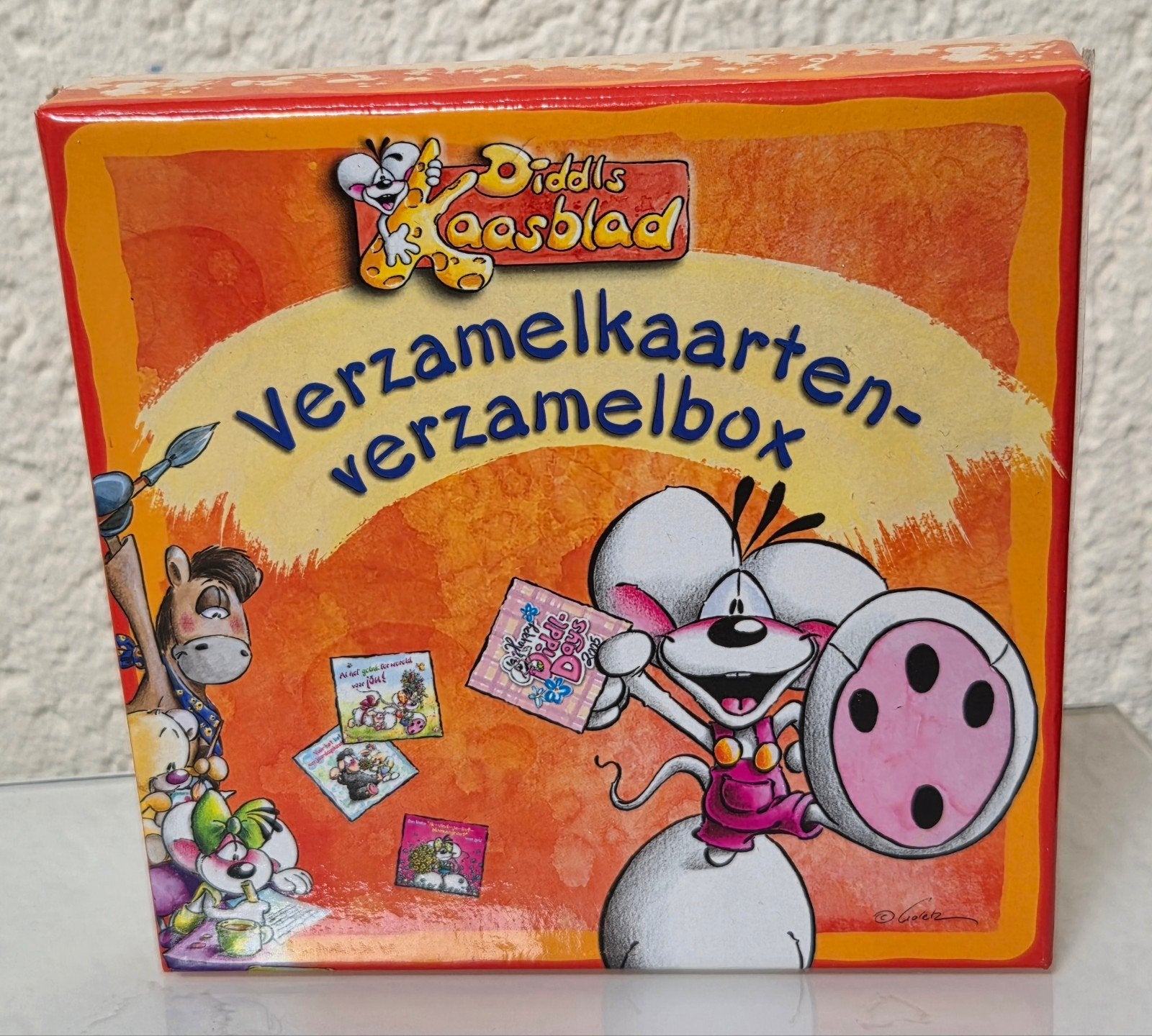 Diddl verzamelkaarten- verzamelbox incl. 1 originele kaart, Ophalen of Verzenden