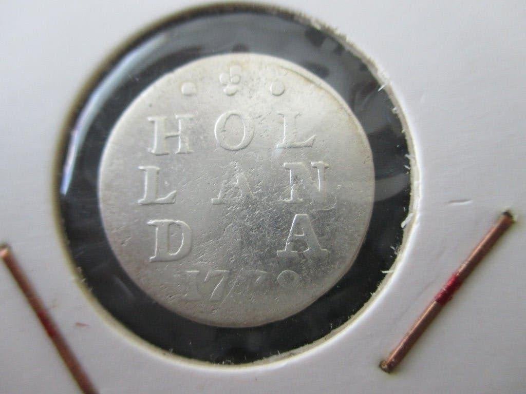 Dubbele wapenstuiver Hollandia 1779, Vóór koninkrijk, Zilver, Losse munt, Overige waardes