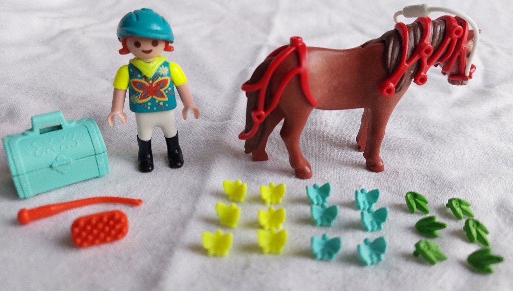 Playmobil 6971 Meisje met Vlinderpony II, Gebruikt, Complete set, Overige typen, Ophalen of Verzenden