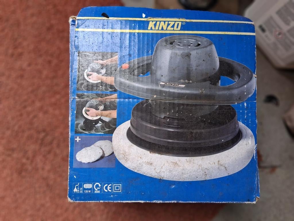 KINZO Excentrische Schuurmachine - Zo goed als nieuw, Doe-het-zelf en Verbouw, Gereedschap | Schuurmachines, Ophalen