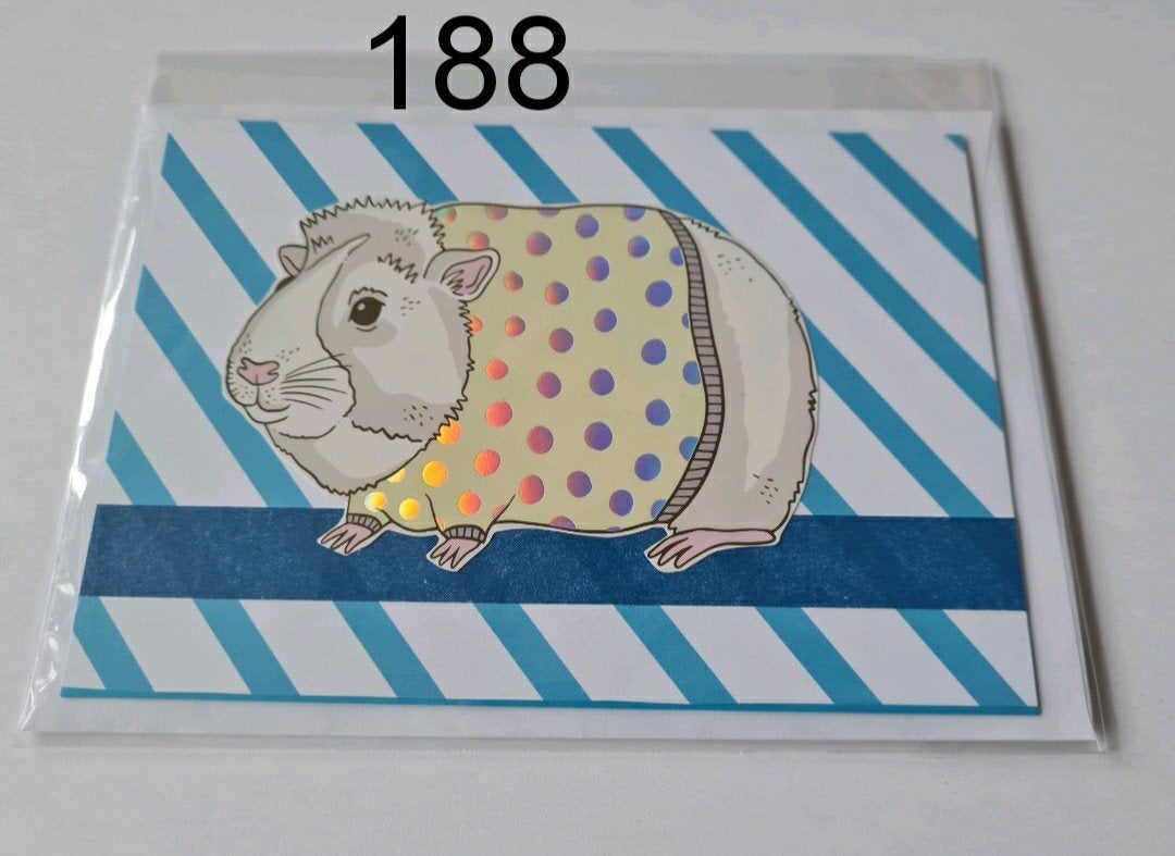 Humor kaart, cavia zonder tekst 188, Ophalen, Nieuw, Overige thema's