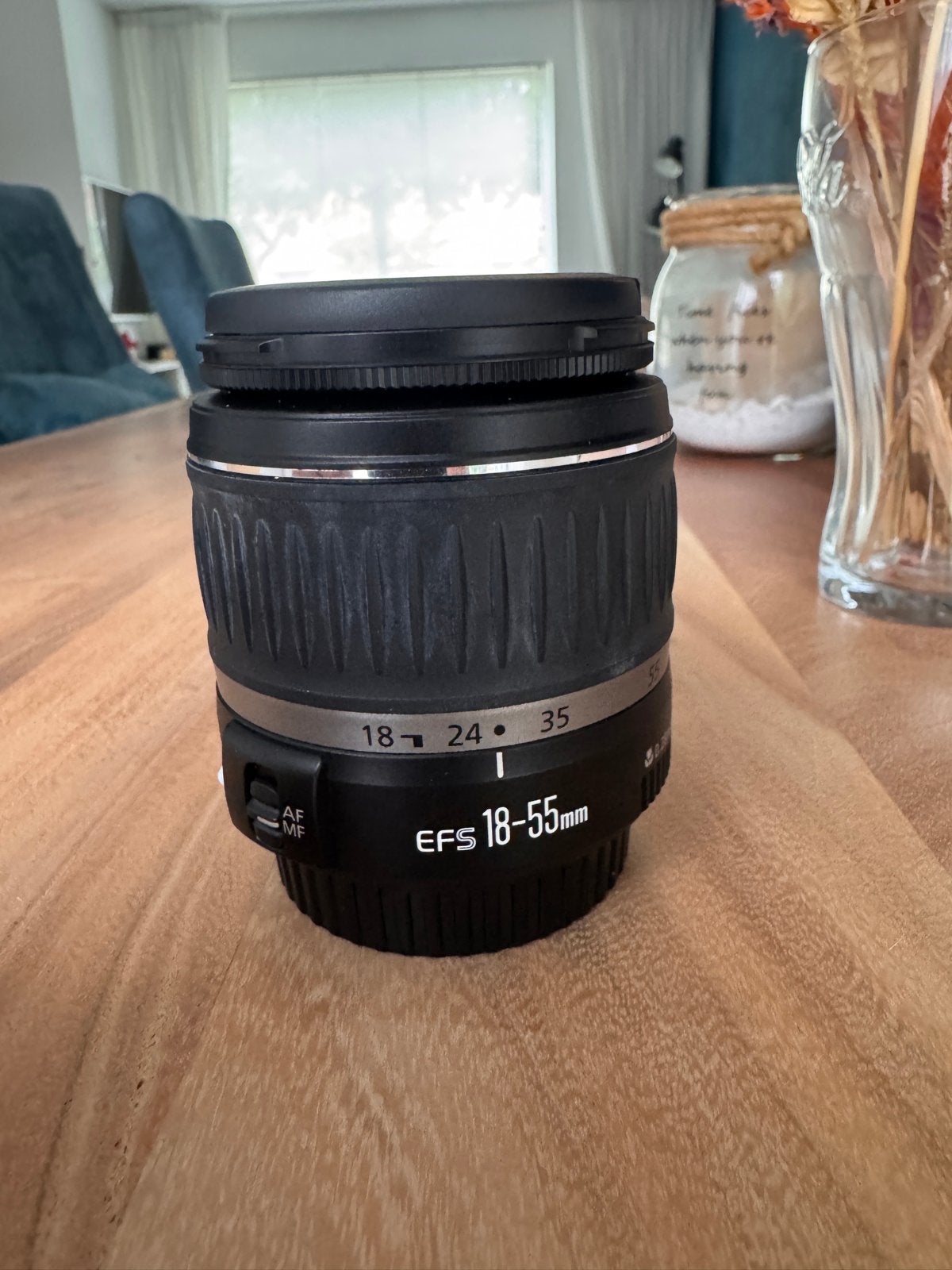 Canon EF-S 18-55mm f/3.5-5.6, Audio, Tv en Foto, Fotografie | Lenzen en Objectieven, Gebruikt, Canon, Autofocus, Ophalen of Verzenden