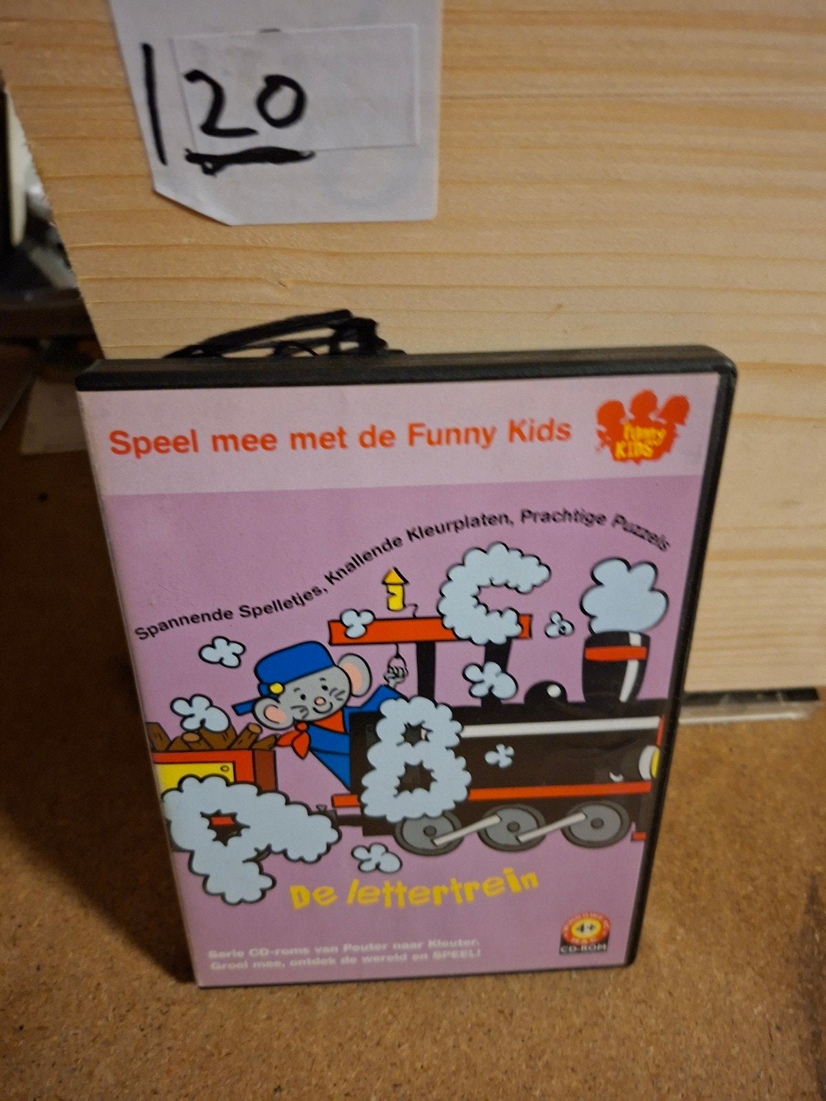 Funny Kids: De Lettertrein CD-ROM - Educatief Spel, Puzzel en Educatief, Gebruikt, 1 speler, Eén computer