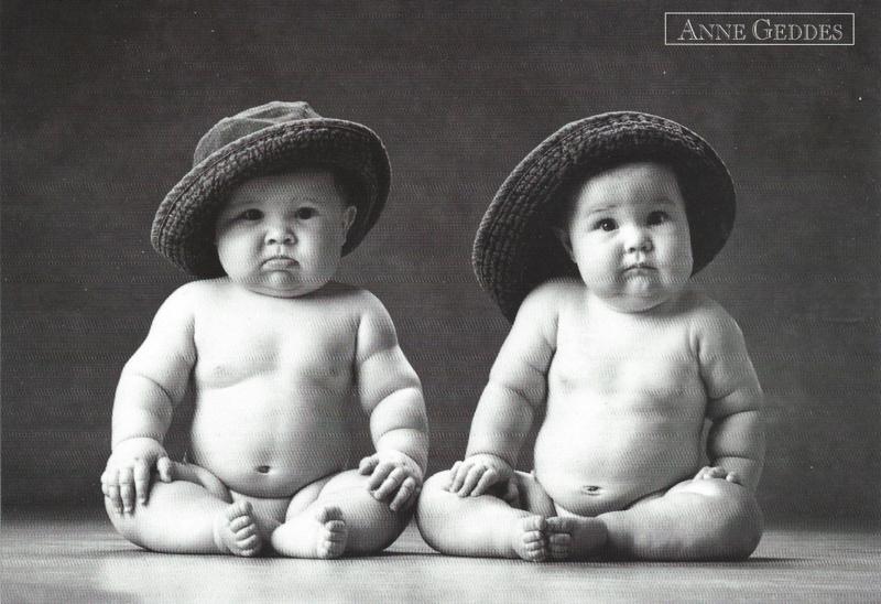 Anne Geddes kaart nr. A051: Tweeling #6, Verzenden, 1980 tot heden, Ongelopen, Kinderen