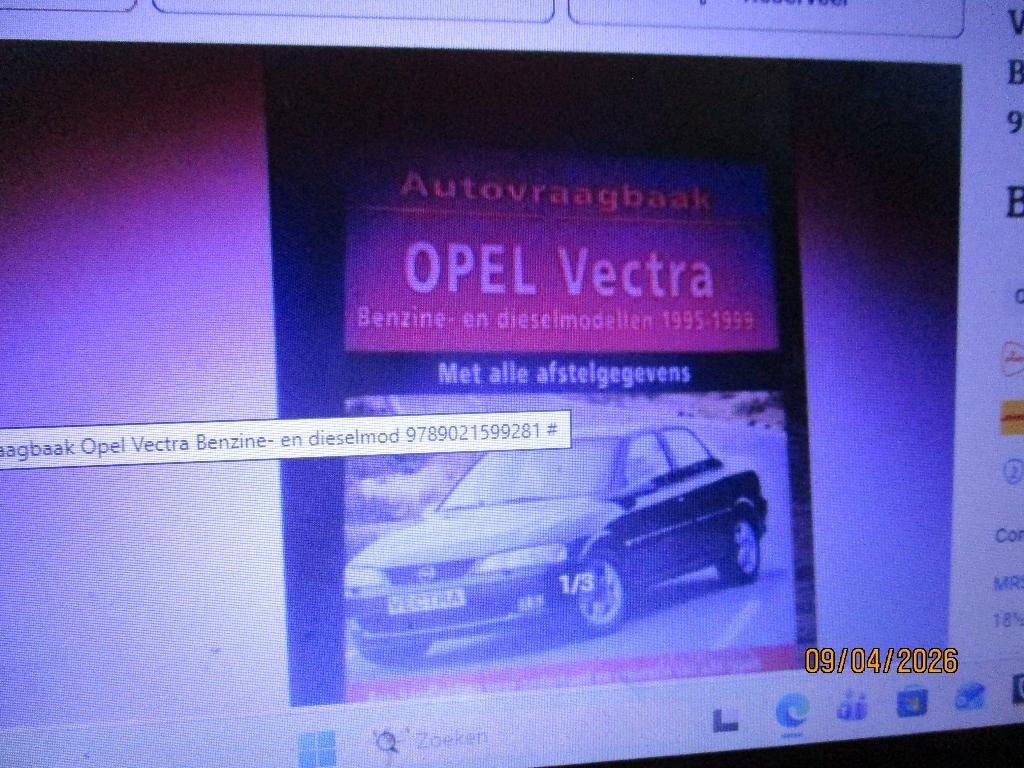 Vraagbaak Opel Vectra Benzine- en dieselmod 9789021599281 #, Ophalen of Verzenden