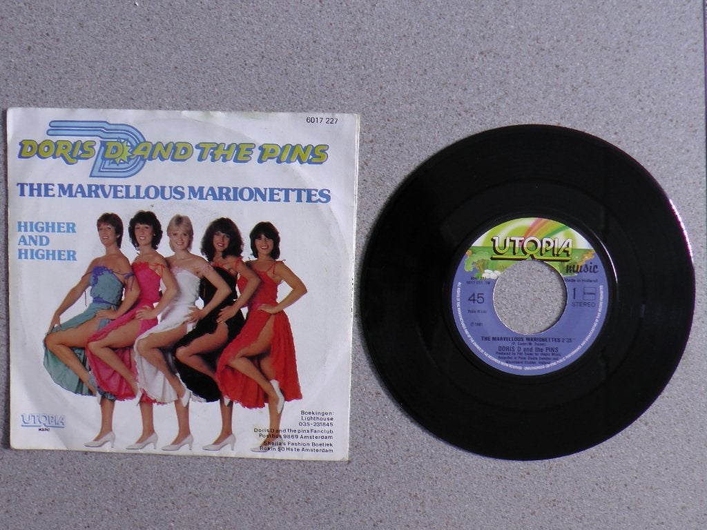 Doris D and the Pins - Marvellous Marionettes VINYL SINGLE, Gebruikt, 7 inch, Pop, Fotohoes
