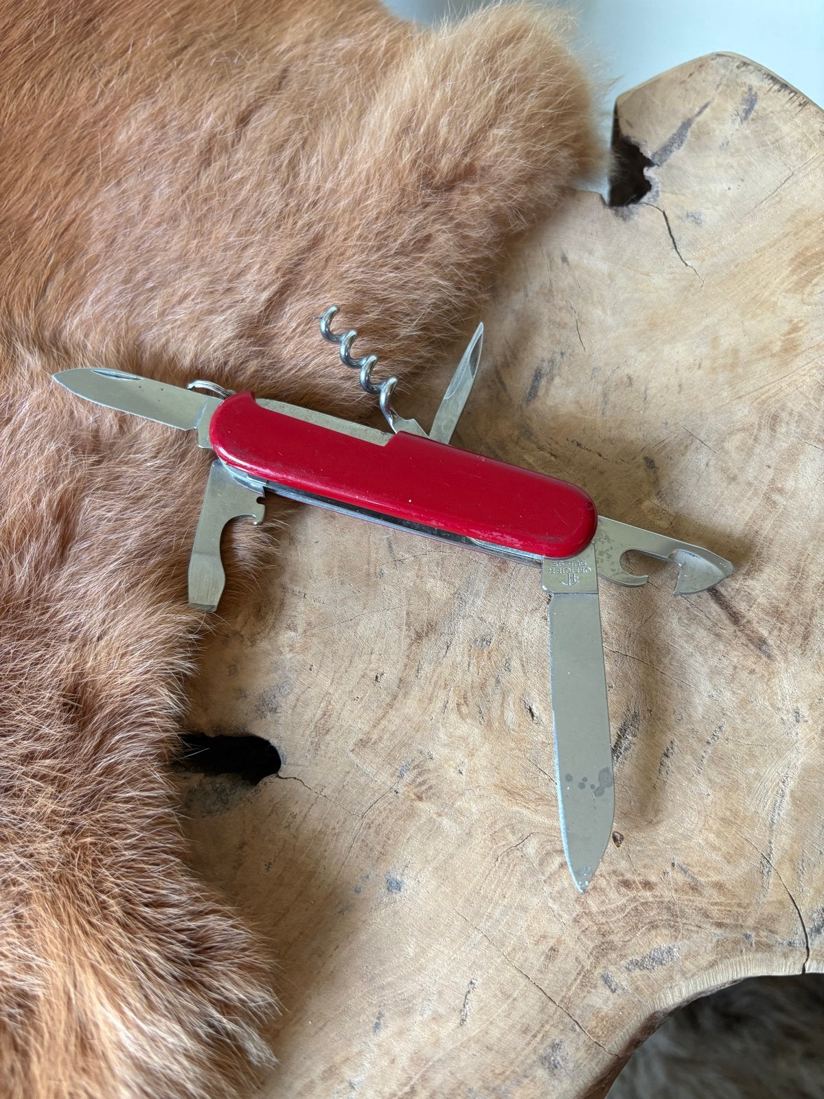 Victorinox Zwitsers zakmes - Rood, multifunctioneel, Verzenden, Gebruikt