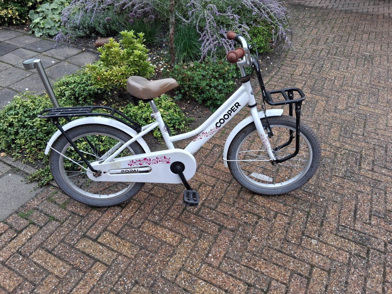 Gebruikte Cooper kinderfiets 18 inch met lakschade, Ophalen, Gebruikt, Popal Cooper