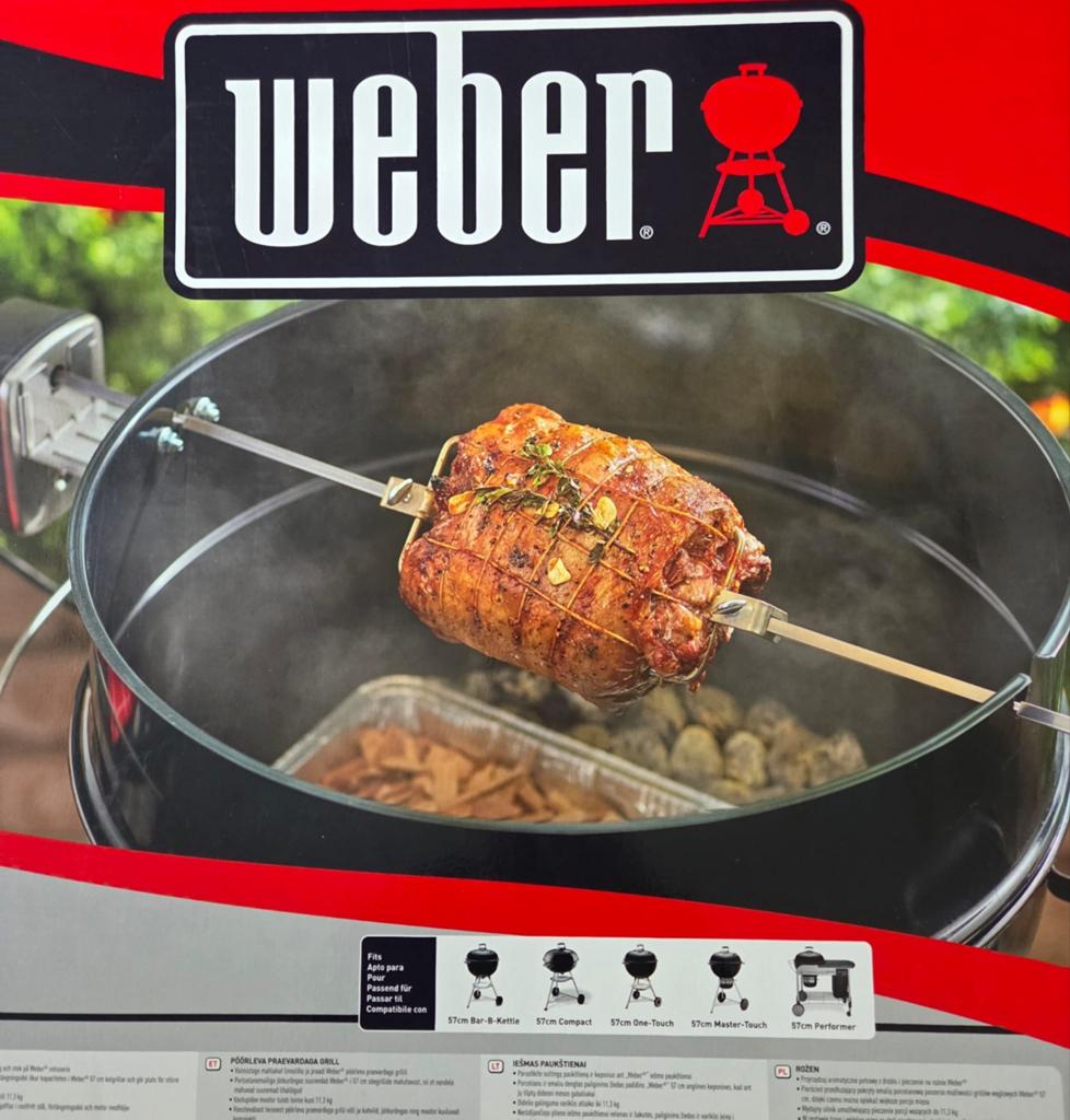 Weber rotisserie braadspit, Ophalen of Verzenden, Nieuw, Weber