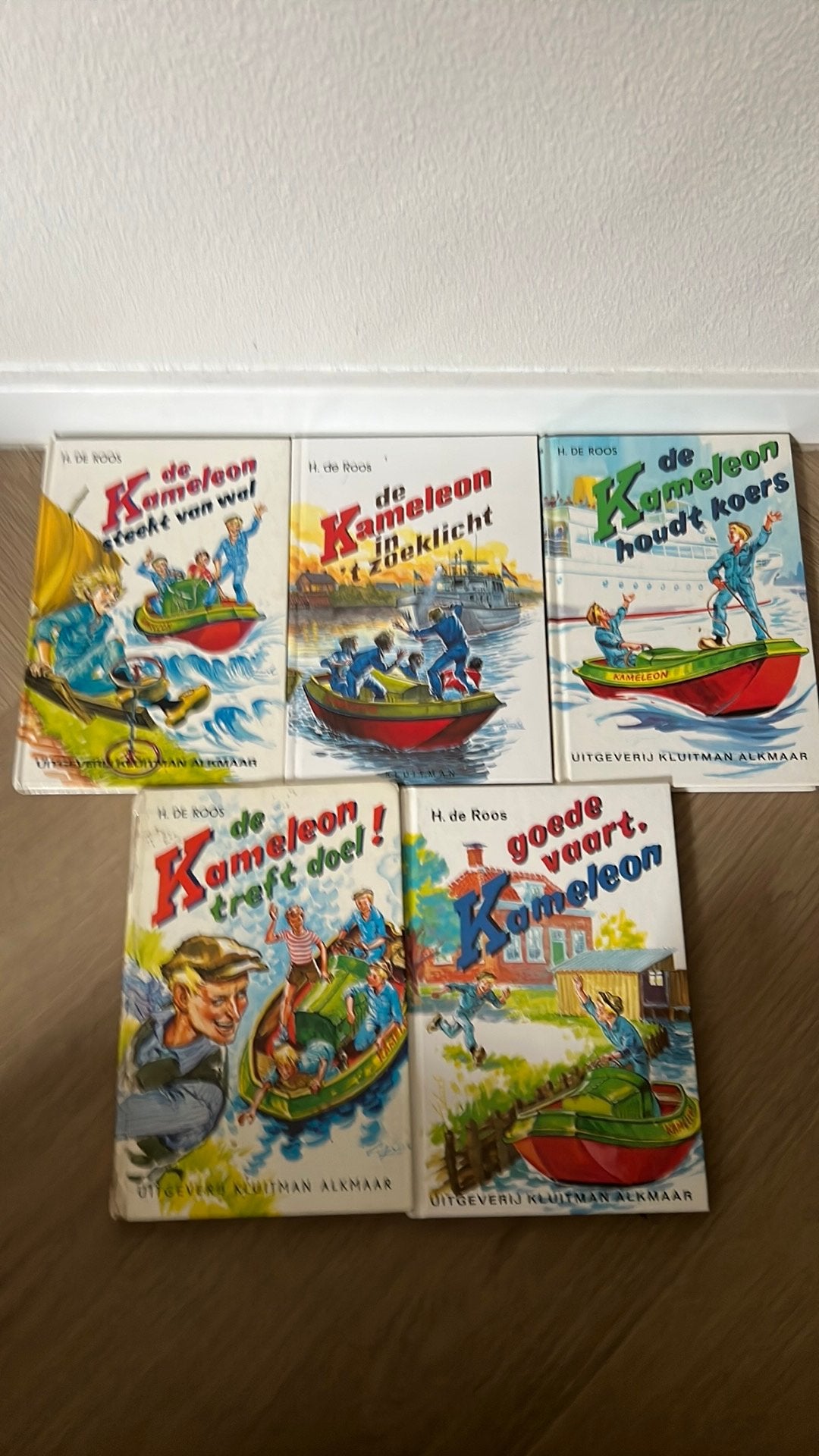 De Kameleon boeken - 4 delen van H. de Roos, Boeken, Ophalen of Verzenden, Gelezen, Fictie algemeen