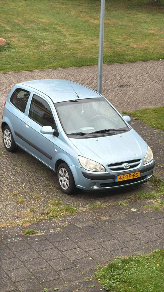 Hyundai Getz 1.1 3DRS 2006 Blauw, Auto's, Voorwielaandrijving, Euro 5, 31 €/maand, 4 cilinders