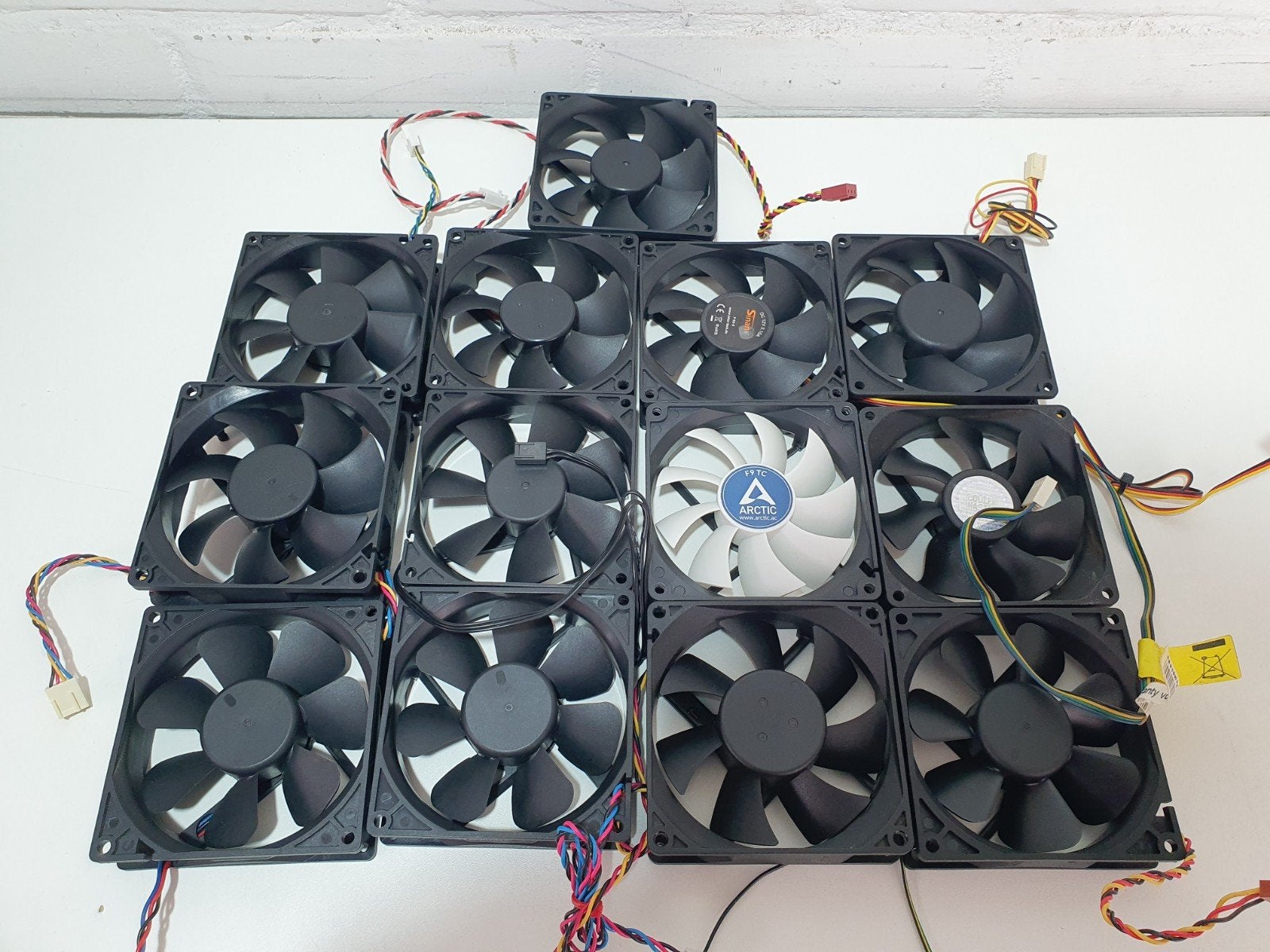 Partij 92mm PC Fans | Delta, Arctic, AVC, Foxconn e.a., Computers en Software, ., Ophalen of Verzenden, Zo goed als nieuw, .