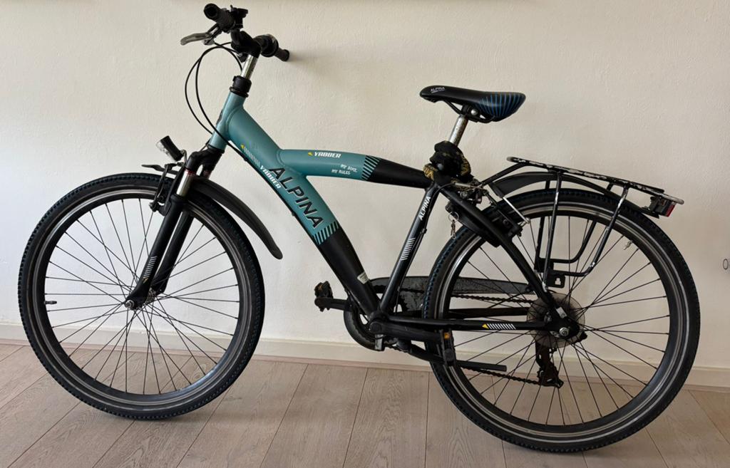 Alpina jongensfiets met 7 versnellingen te koop, Fietsen en Brommers, Fietsen | Jongens, Gebruikt, Velgrem, Versnellingen, Ophalen