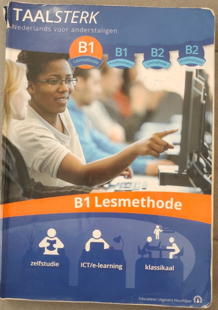 learn Dutch taalsterk b1 lesmethod, Boeken, Ophalen of Verzenden, Alpha, Gelezen