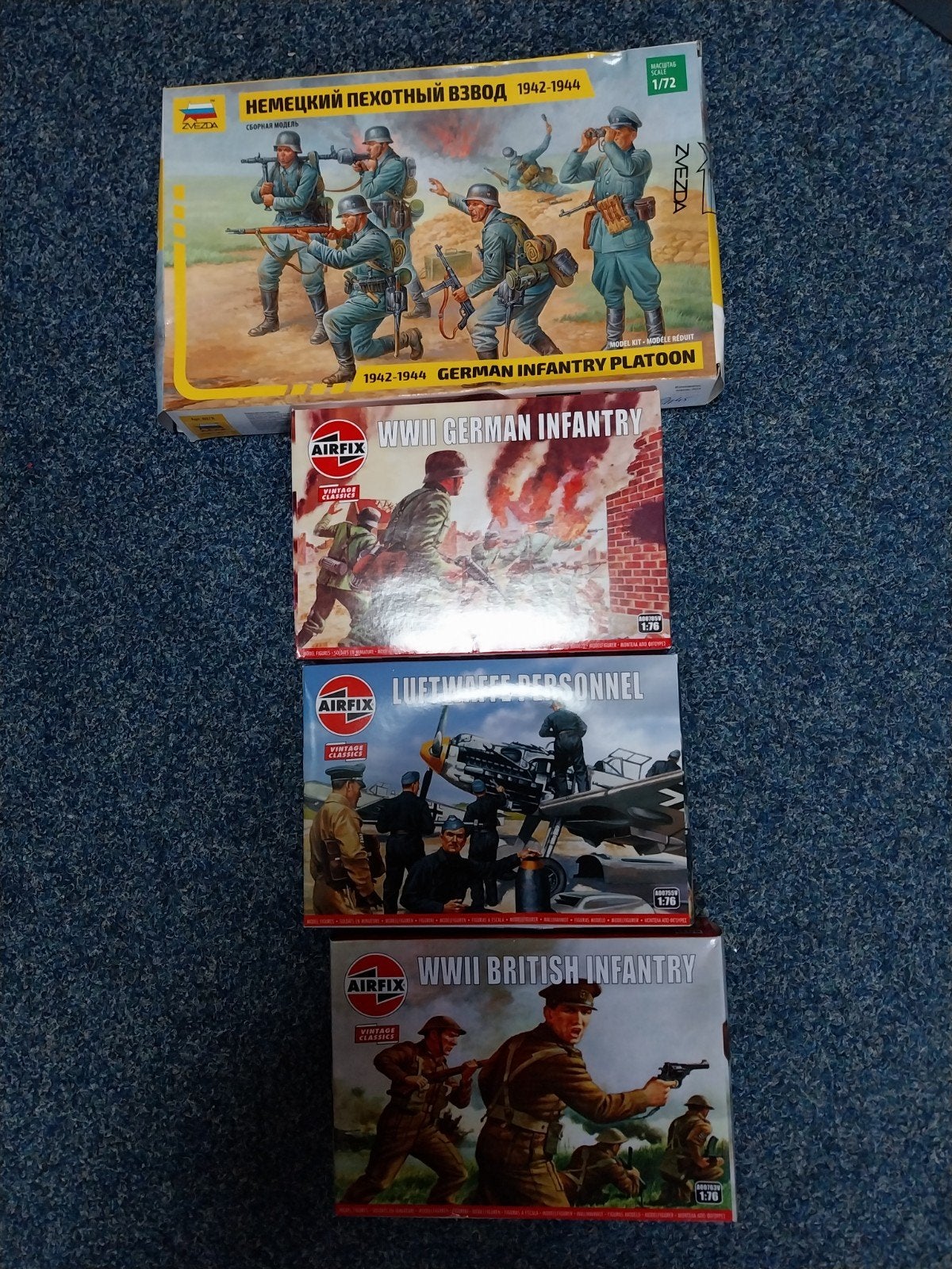 Airfix/zvezda, militairen., Ophalen of Verzenden, Landmacht, Nederland, Miniatuur of Beeldje