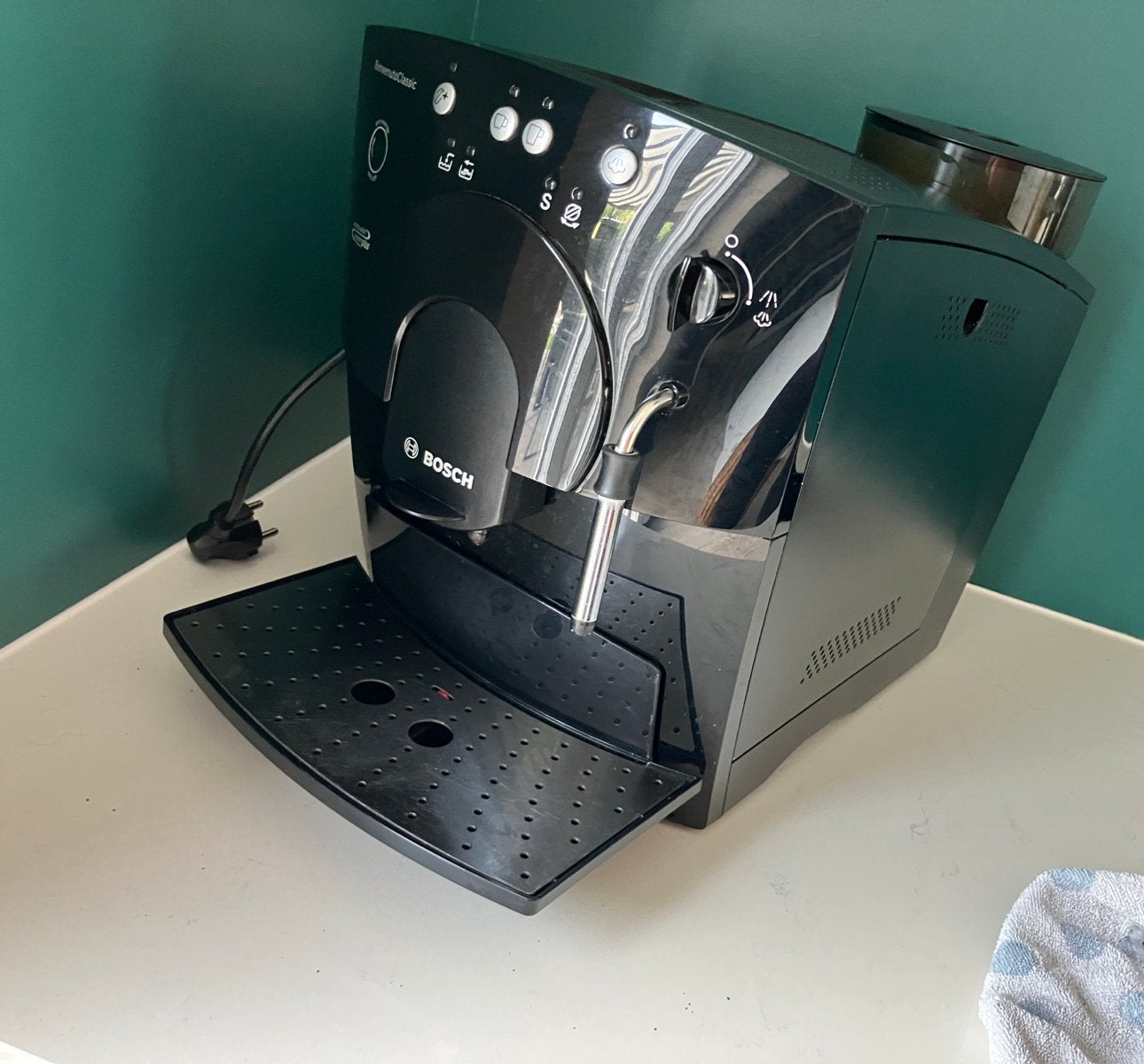Bosch VeroCafe Espresso Apparaat - Zwart, Witgoed en Apparatuur, Ophalen, Afneembaar waterreservoir, Gebruikt, Espresso apparaat