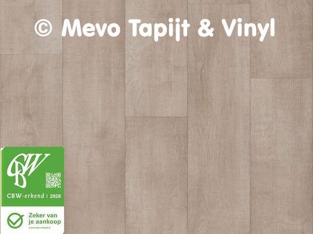 Novilon Bella , Vinyl met Hout Design, Lengte 1.60 x  2 mtr, Bruin, MeVo tapijt en vinyl, Nieuw, Ophalen of Verzenden