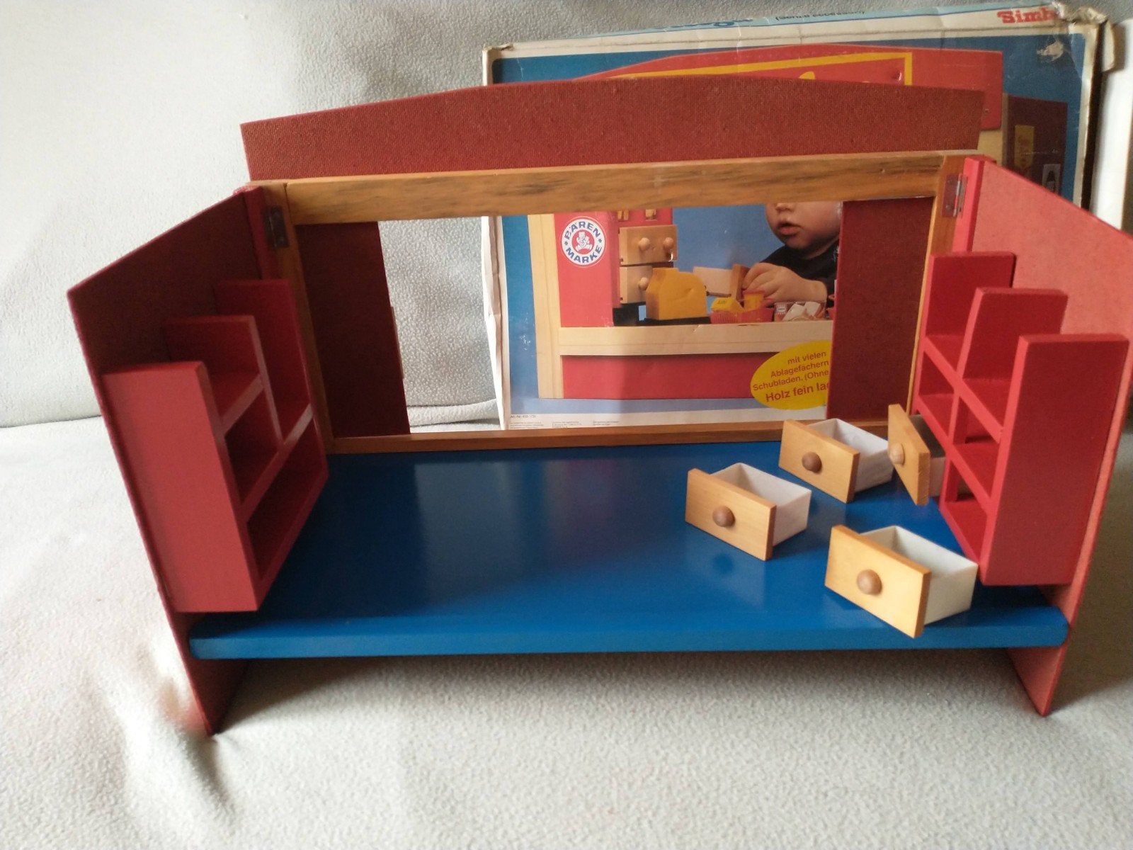 houten speelgoedwinkel (Simba), Antiek en Kunst, Antiek | Speelgoed, Ophalen