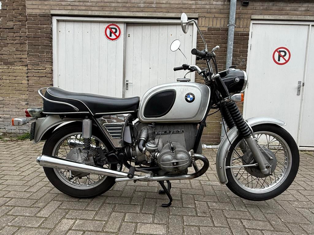 BMW R75/5 uit 1973: Klassieker in topstaat!, Cardan-aandrijving, 2 cilinders, Motorrijbewijs A, Particulier