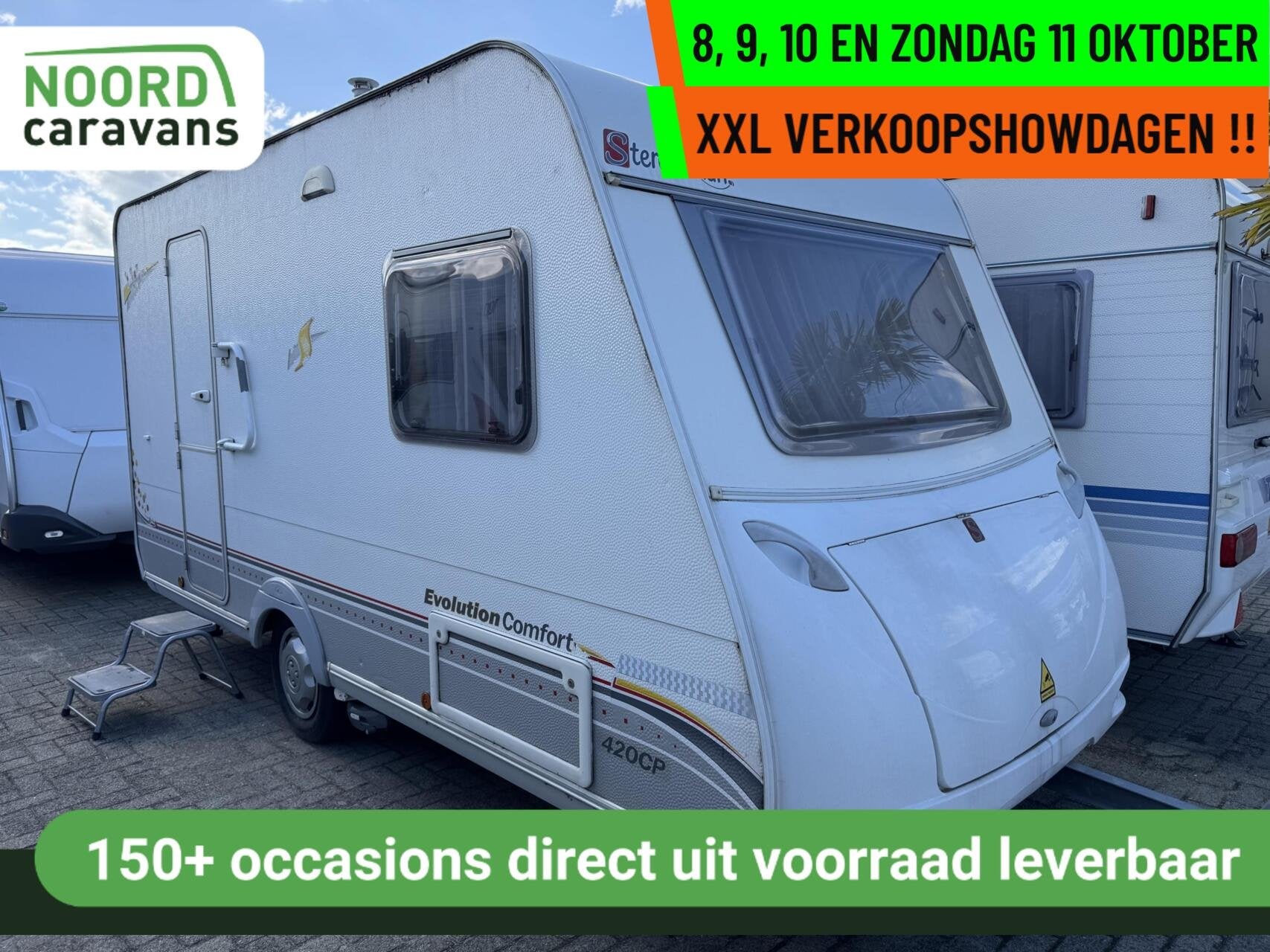 Sterckeman EVOLUTION COMF. 420 CP, DWARSBED, TREINZIT, MOVER, Mover, Sterckeman, Bedrijf, Treinzit