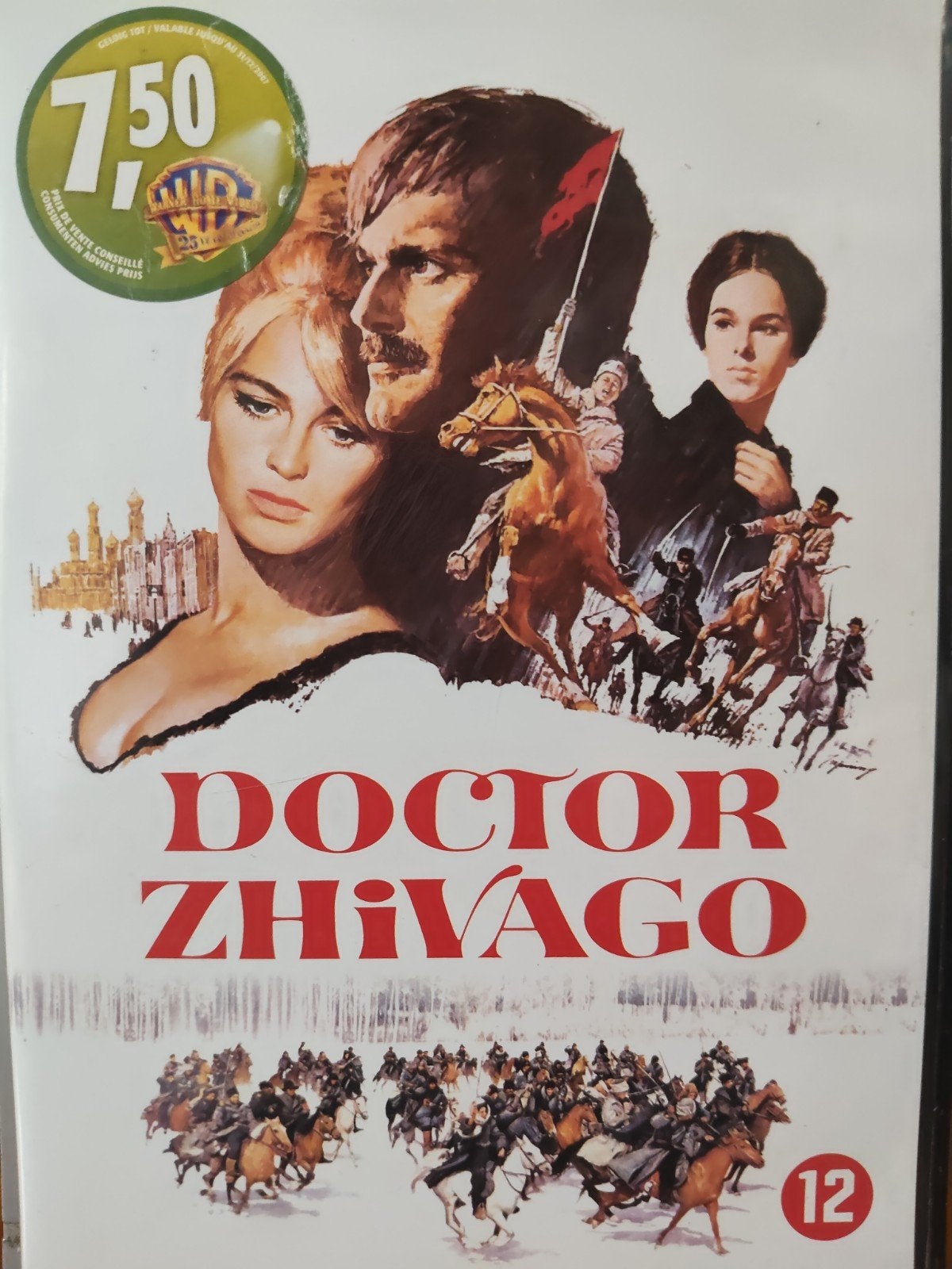 Doctor Zhivago Dvd NL ZGAN Klassiek Romantisch Drama, Cd's en Dvd's, 1960 tot 1980, Drama, Italiaans, Ophalen of Verzenden