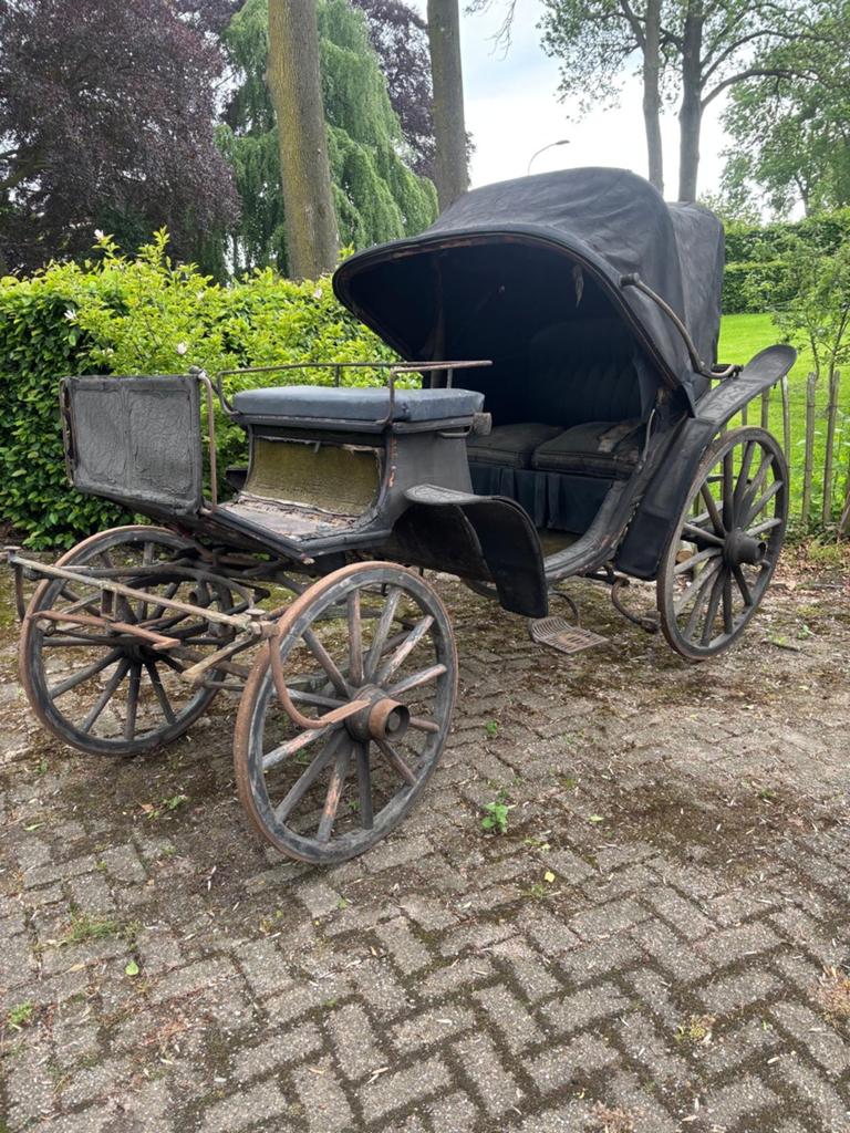 Antiek rijtuig Victoria, Dieren en Toebehoren, Gebruikt, Overige typen, Paard