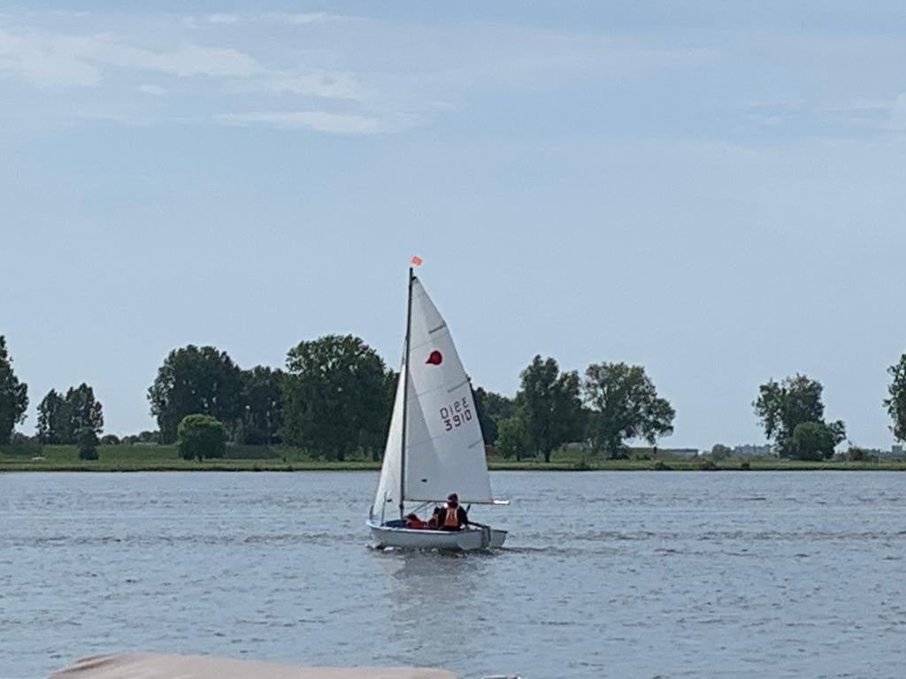 Zeilboot open bootje met trailer merk Piaff, Hobby en Vrije tijd, Ophalen, Gebruikt