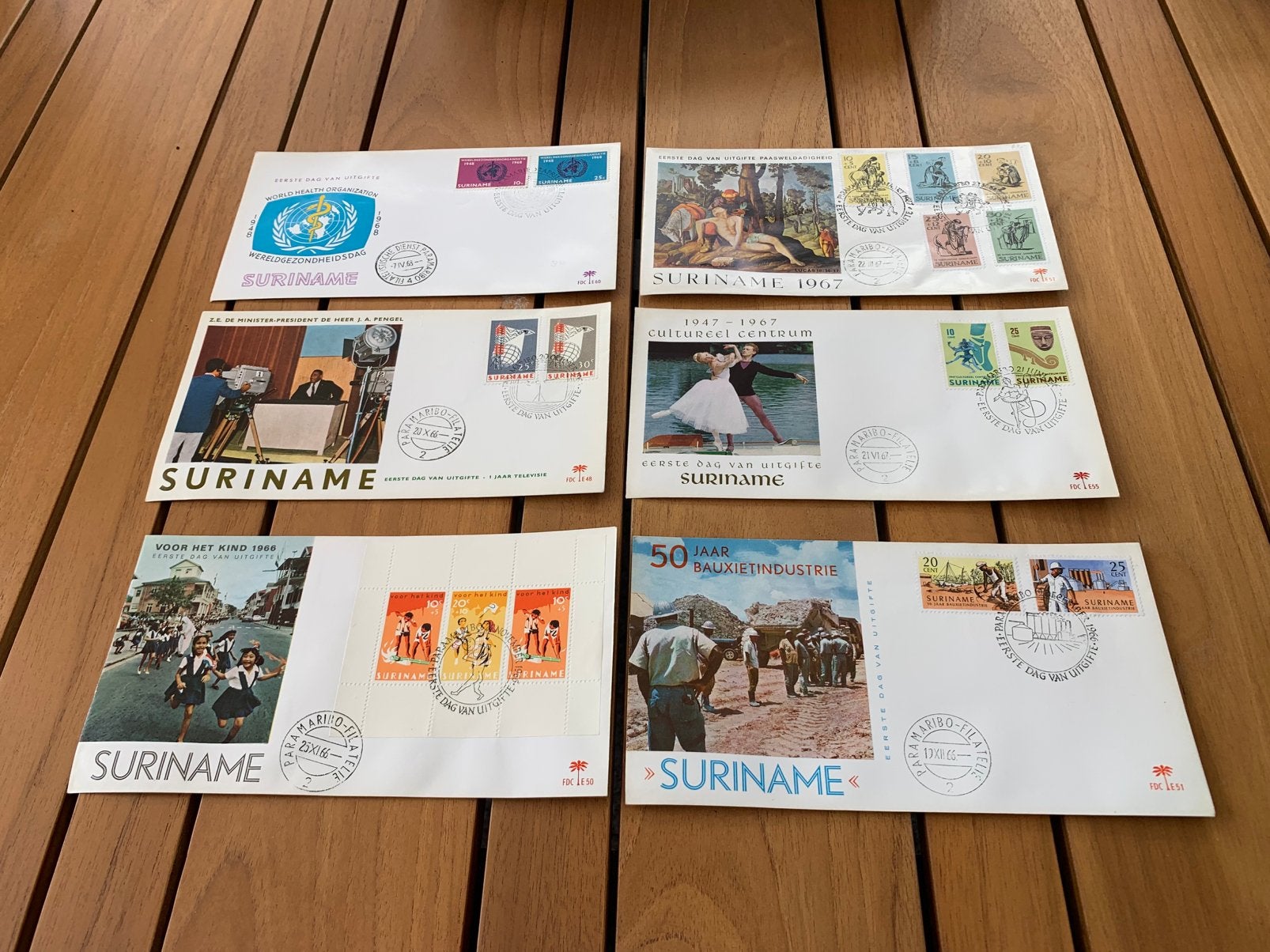 Fdc suriname postzegel s, Postzegels en Munten, Ophalen, Rest van de wereld