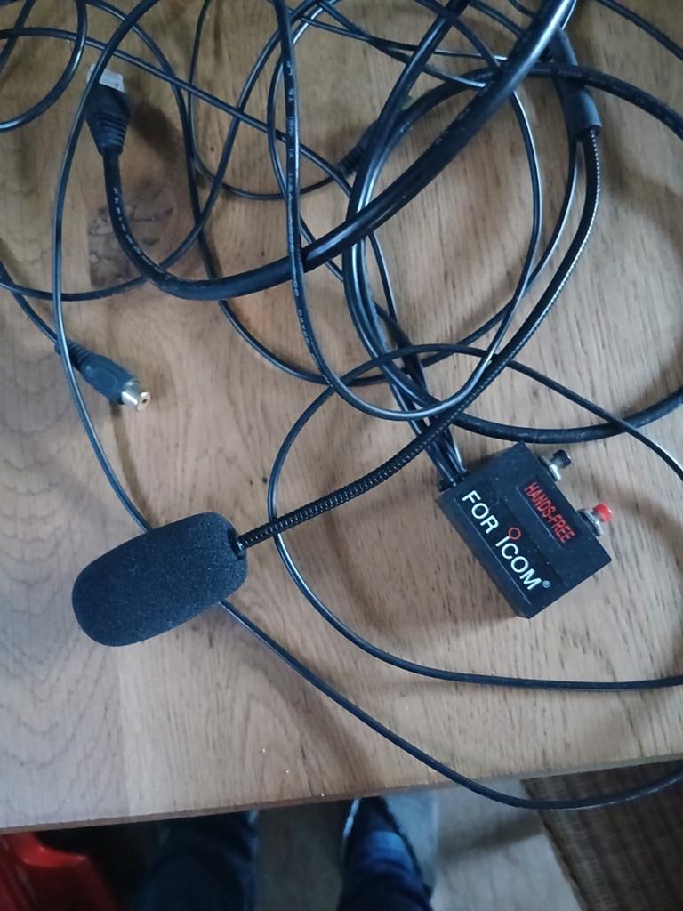Handsfree set voor icom zender ontvanger, Telecommunicatie, Ophalen of Verzenden, Nieuw, Ontvanger