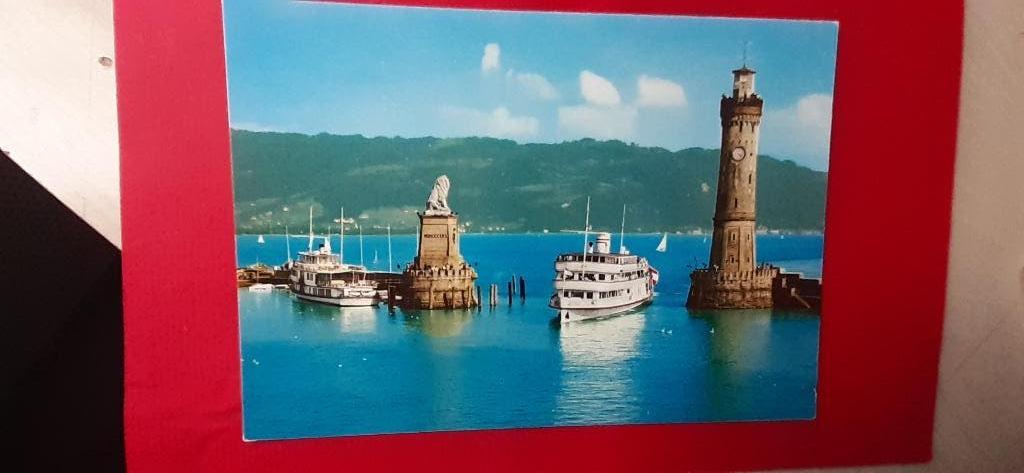 Oostenrijk. Haveningang Lindau (Bodensee), Verzenden, 1960 tot 1980, Ongelopen, Oostenrijk