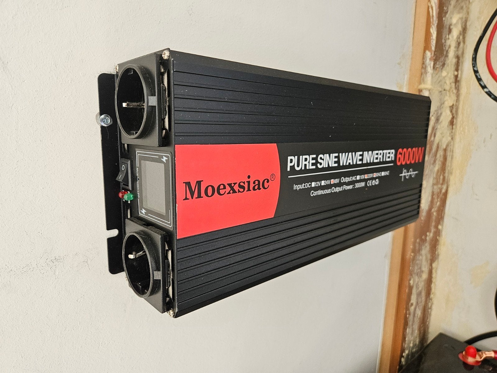 Moexsiac 48V naar 230V Omvormer, Ophalen of Verzenden, Zo goed als nieuw, Overige merken, Omvormer