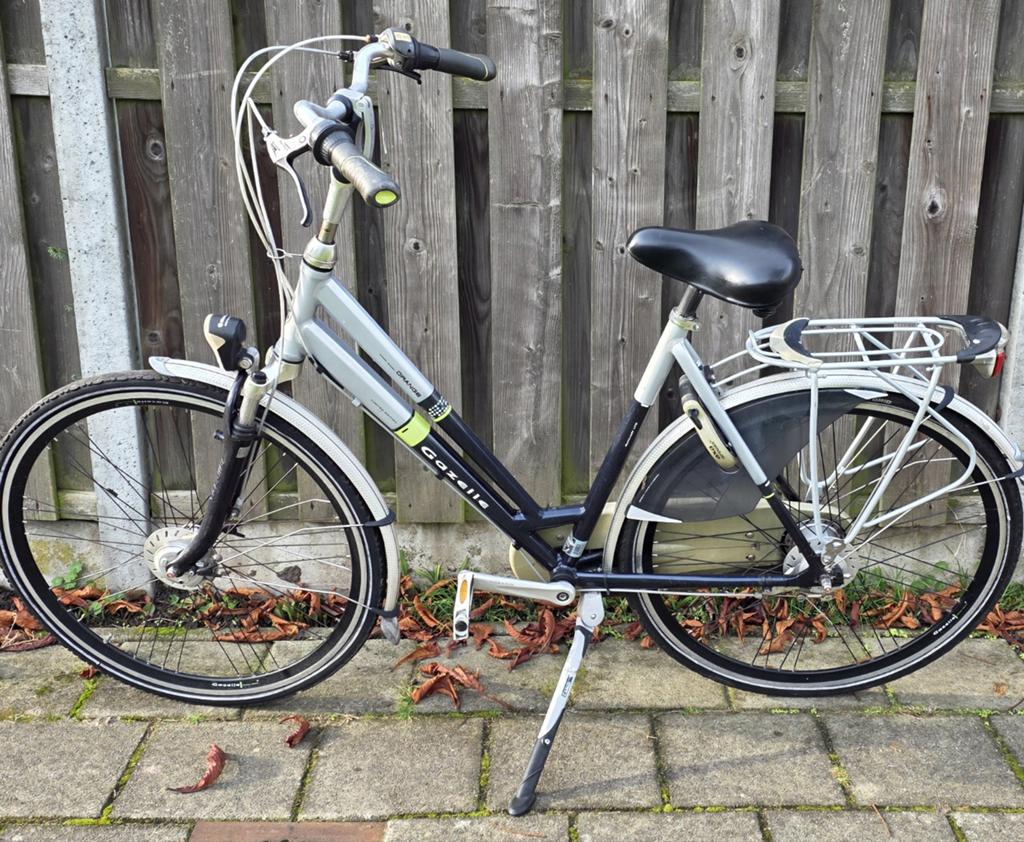 Te koop gazelle dames fıets, Fietsen en Brommers, Fietsen | Dames | Damesfietsen, Ophalen, Zo goed als nieuw, Gazelle, Versnellingen