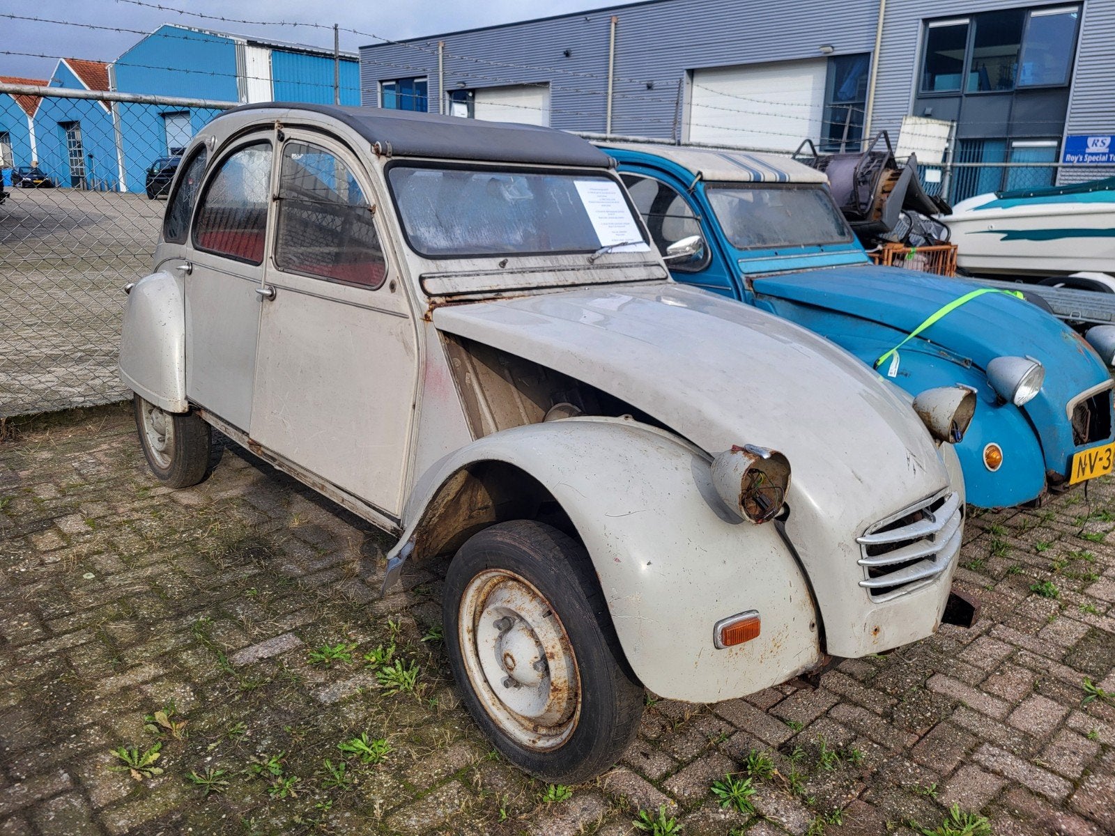 partij citroen 2cv eend onderdelen oldtimer, Auto's, Bedrijf, Te koop