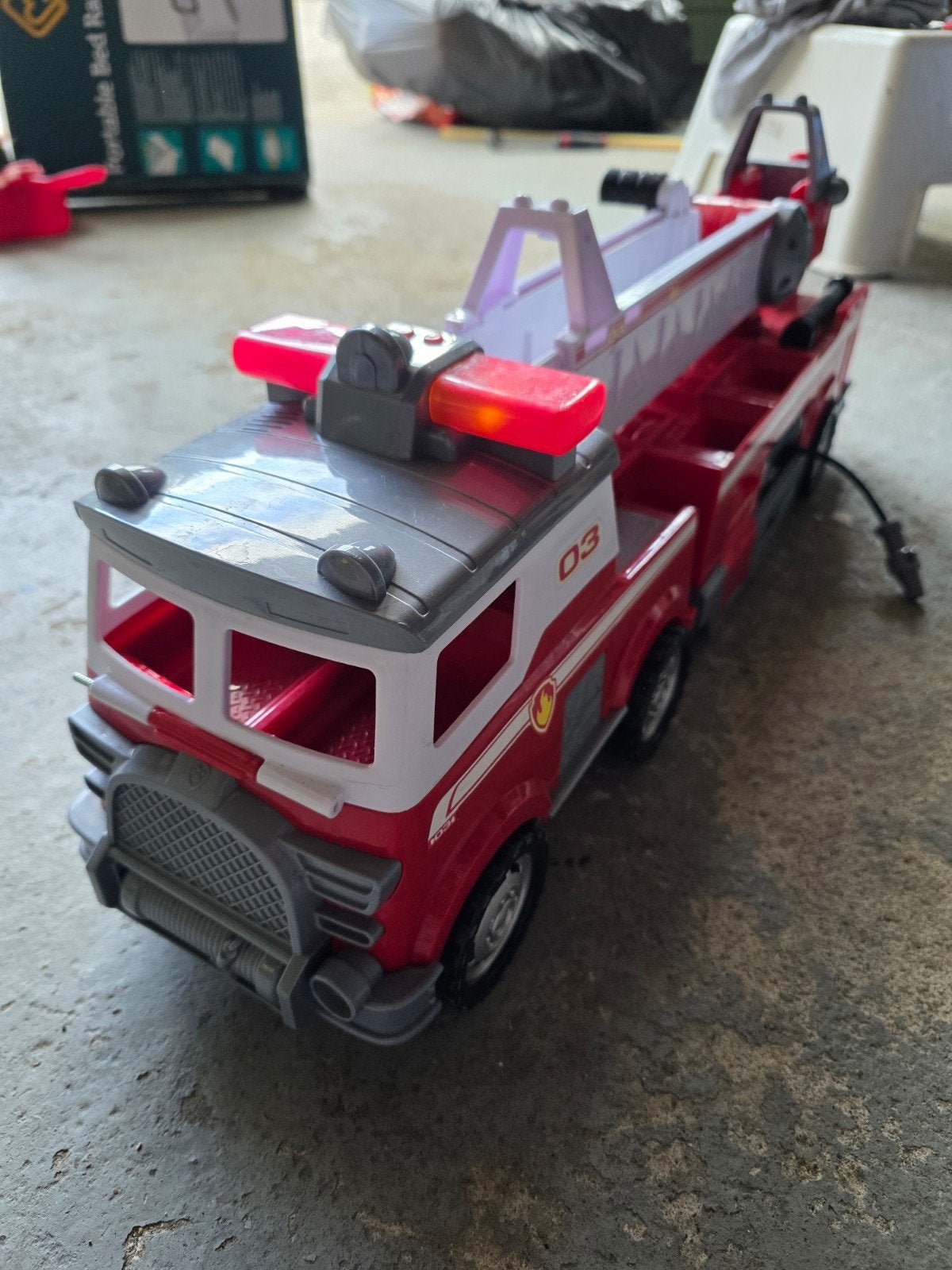 Paw Patrol Brandweer Auto, Ophalen, Gebruikt