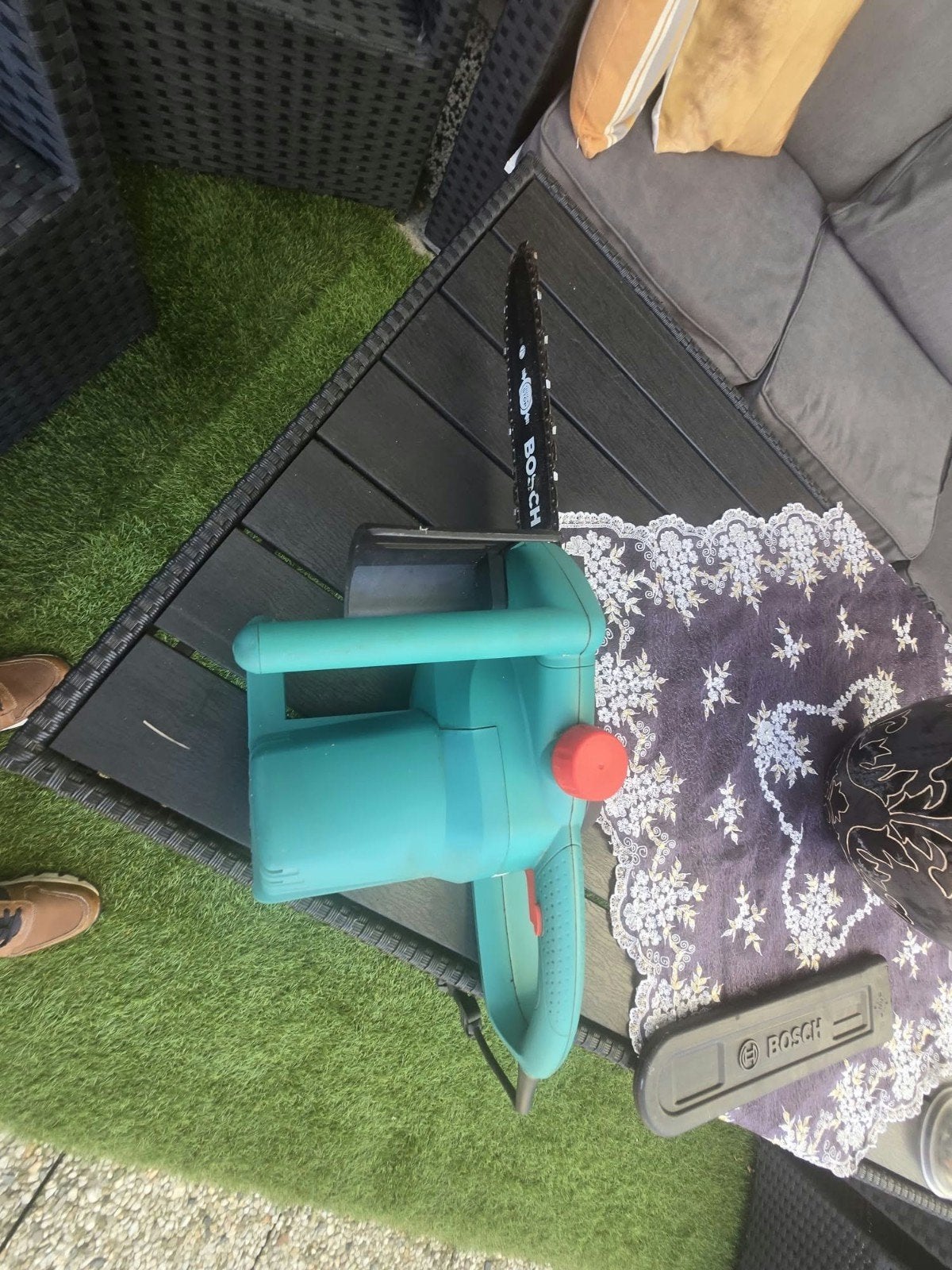 Bosch elektrische kettingzaag AKE 30 LI, 1800W, Ophalen of Verzenden, Gebruikt, Boomzaag, Bosch