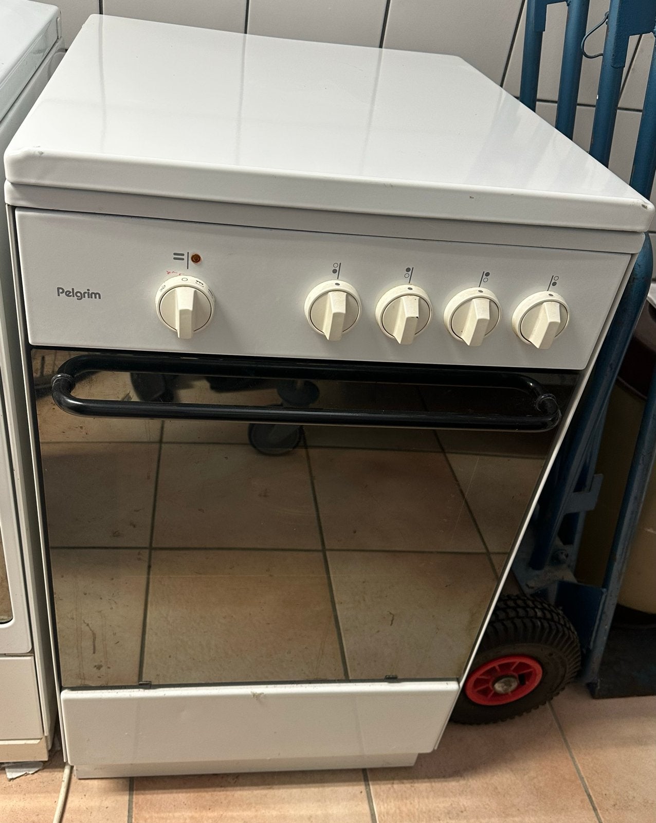 Pelgrim Gasfornuis met Oven, Ophalen, Gebruikt, 4 kookzones, Gas