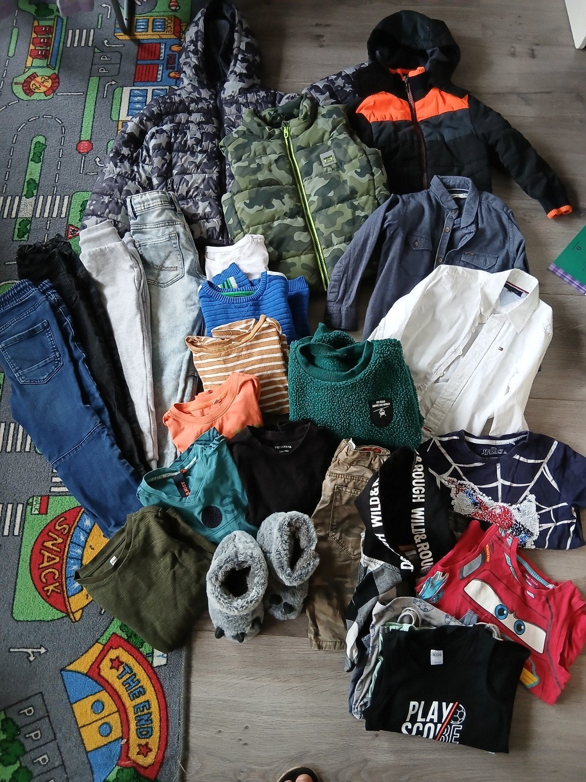 Groot kledingpakket jongens kleding maat 104 en 110, Ophalen of Verzenden, Gebruikt, Jongen