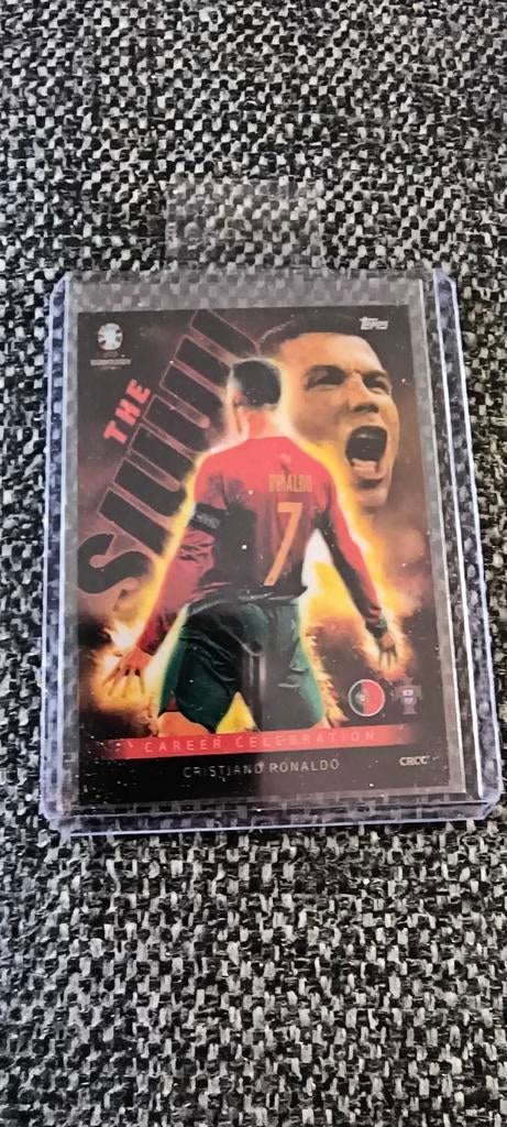 Cristiano Ronaldo 'The SIUUU' Topps Match Attax Kaart, Verzamelen, Sportartikelen en Voetbal, Ophalen of Verzenden