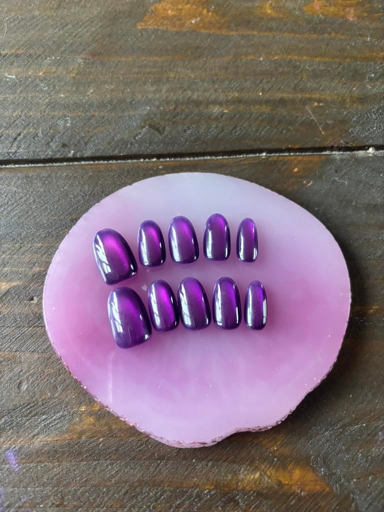 Press on nails S !NIEUW!, Paars, Nieuw, Ophalen of Verzenden, Handen en Nagels