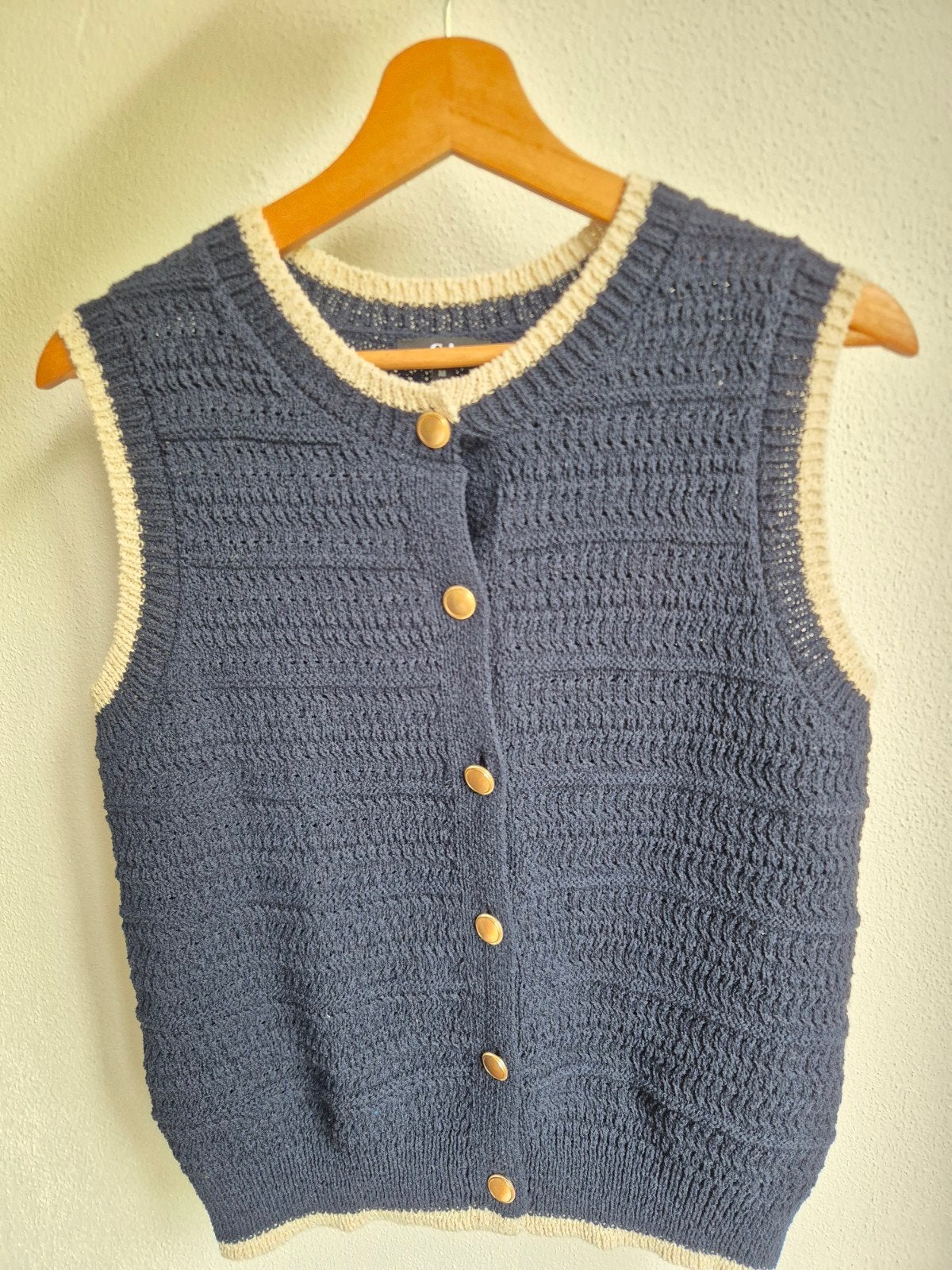 Dames gilet/vest C&A maat M - Nieuwstaat, ongedragen, Blauw, Nieuw, C&A, Ophalen