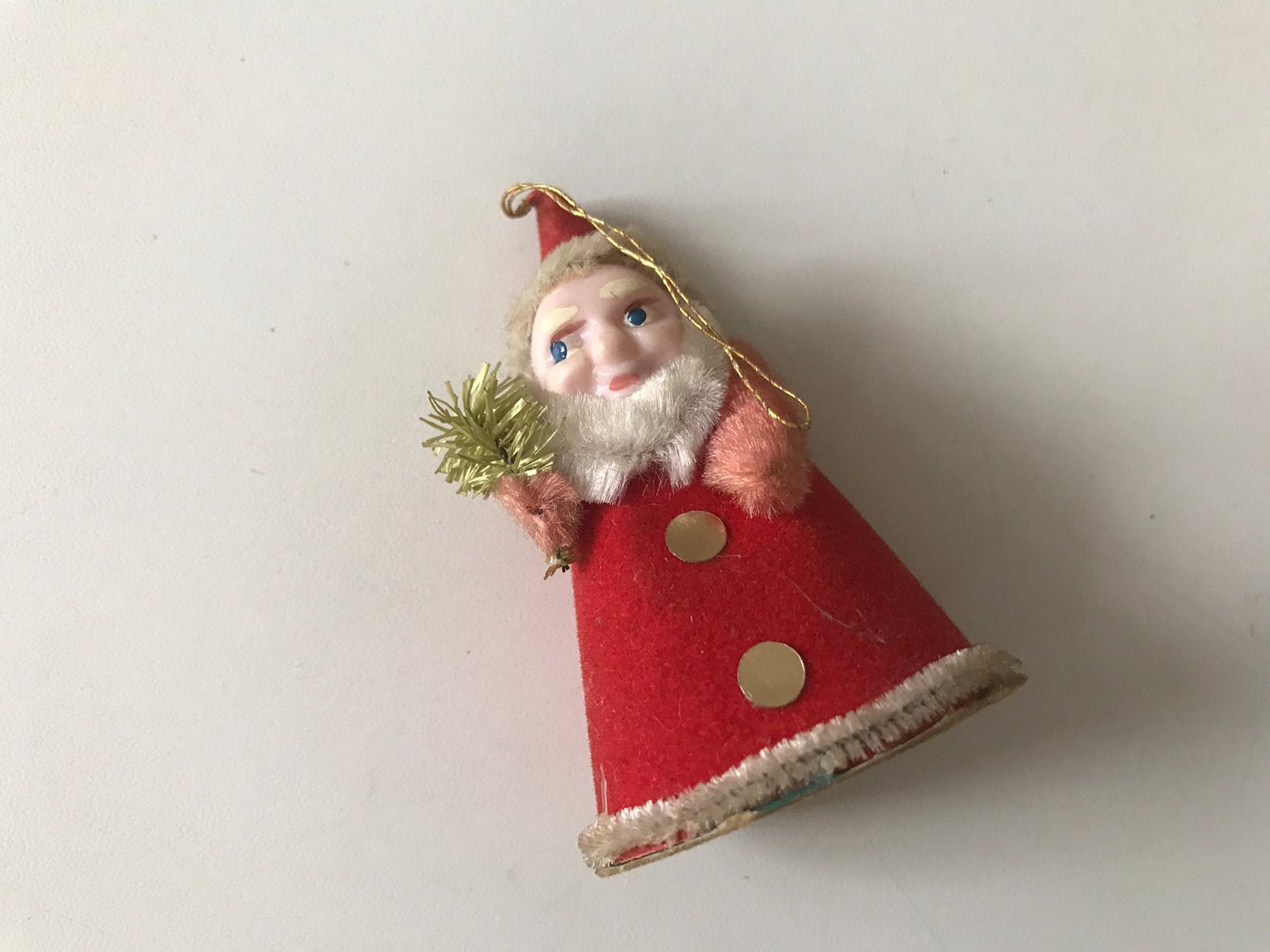 Oude kleine rode  kerstman, Ophalen of Verzenden, Zo goed als nieuw