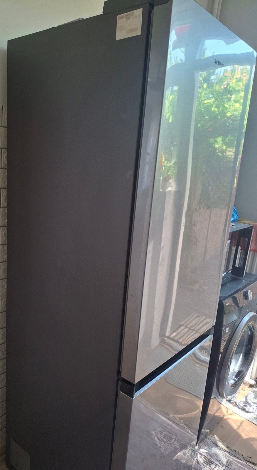Samsung koel-vriescombinatie, Gebruikt, 200 liter of meer, 60 cm of meer, Met vriesvak