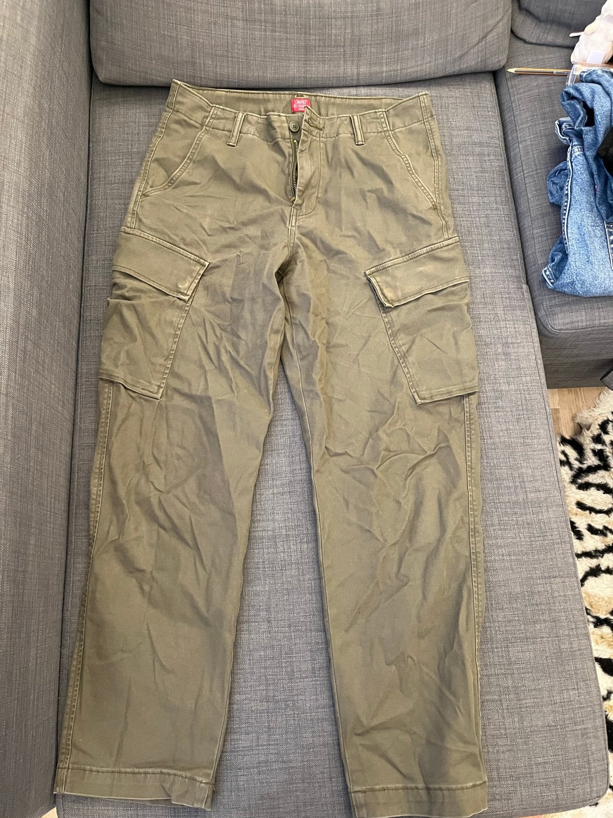 Authentieke en tijdloze Levi's XX Cargo Taper broek, Overige kleuren, Overige maten, Ophalen of Verzenden, Zo goed als nieuw