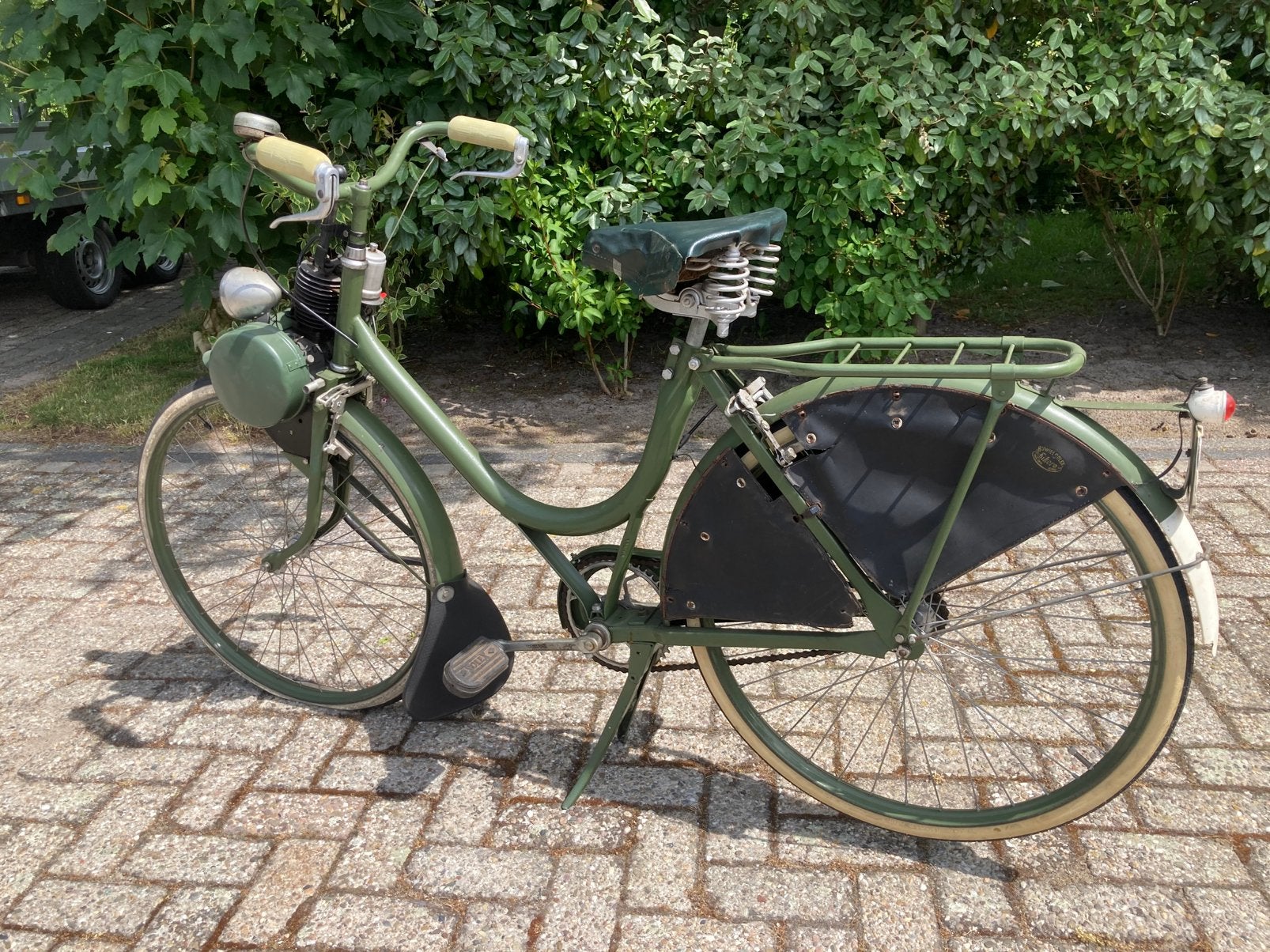 Solex peperbus groen 1953 26 inch, Fietsen en Brommers, Brommers | Solex, Ophalen of Verzenden, Gebruikt, Overige modellen