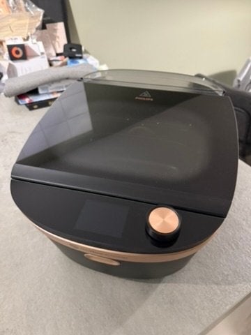 Philips Air Cooker NX0960/90 + 2 accessoires, Ophalen, Zo goed als nieuw, Airfryer, 1000 t/m 1499 gram