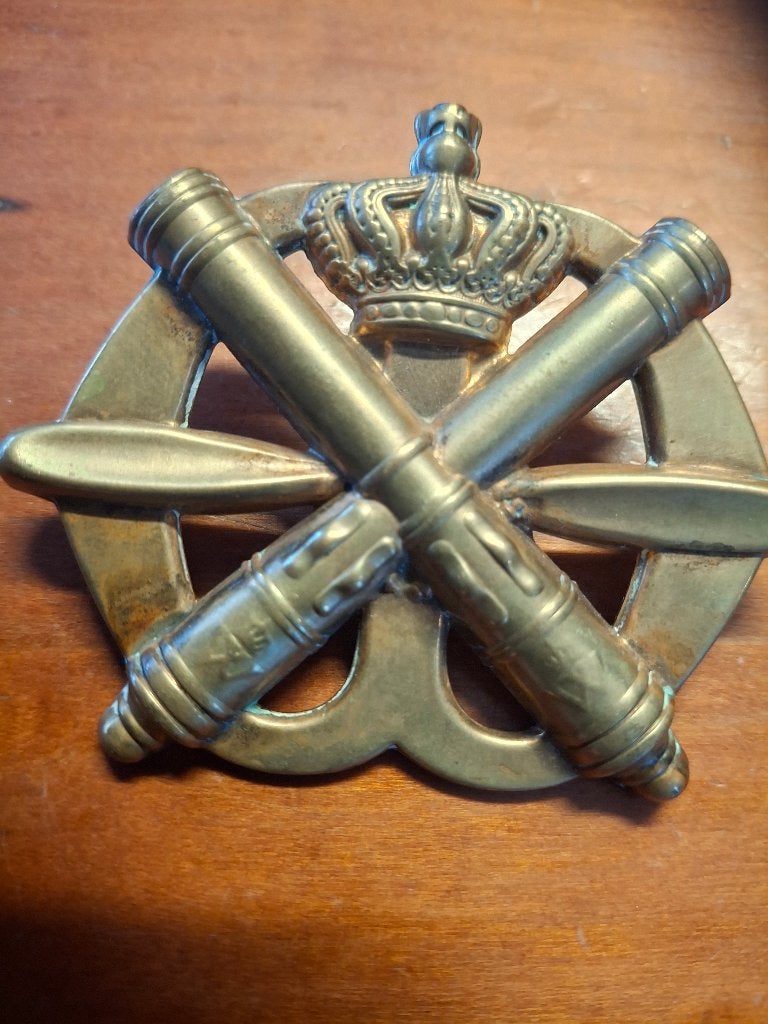 baret embleem luchtdoel artilerie, Verzamelen, Militaria | Algemeen, Verzenden, Landmacht, Nederland, Overige typen
